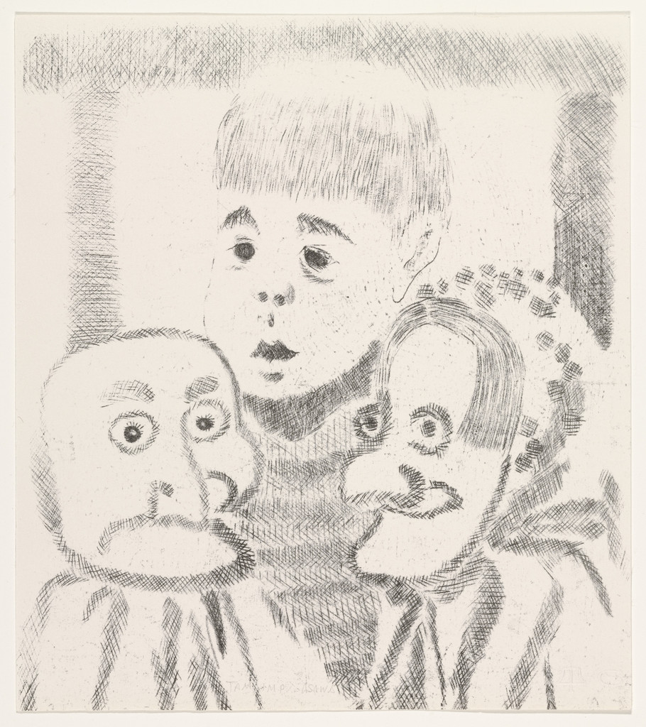 Paul (TAM.1569, Paul Lanier with Homemade Puppets), Ruth Asawa, 1965
