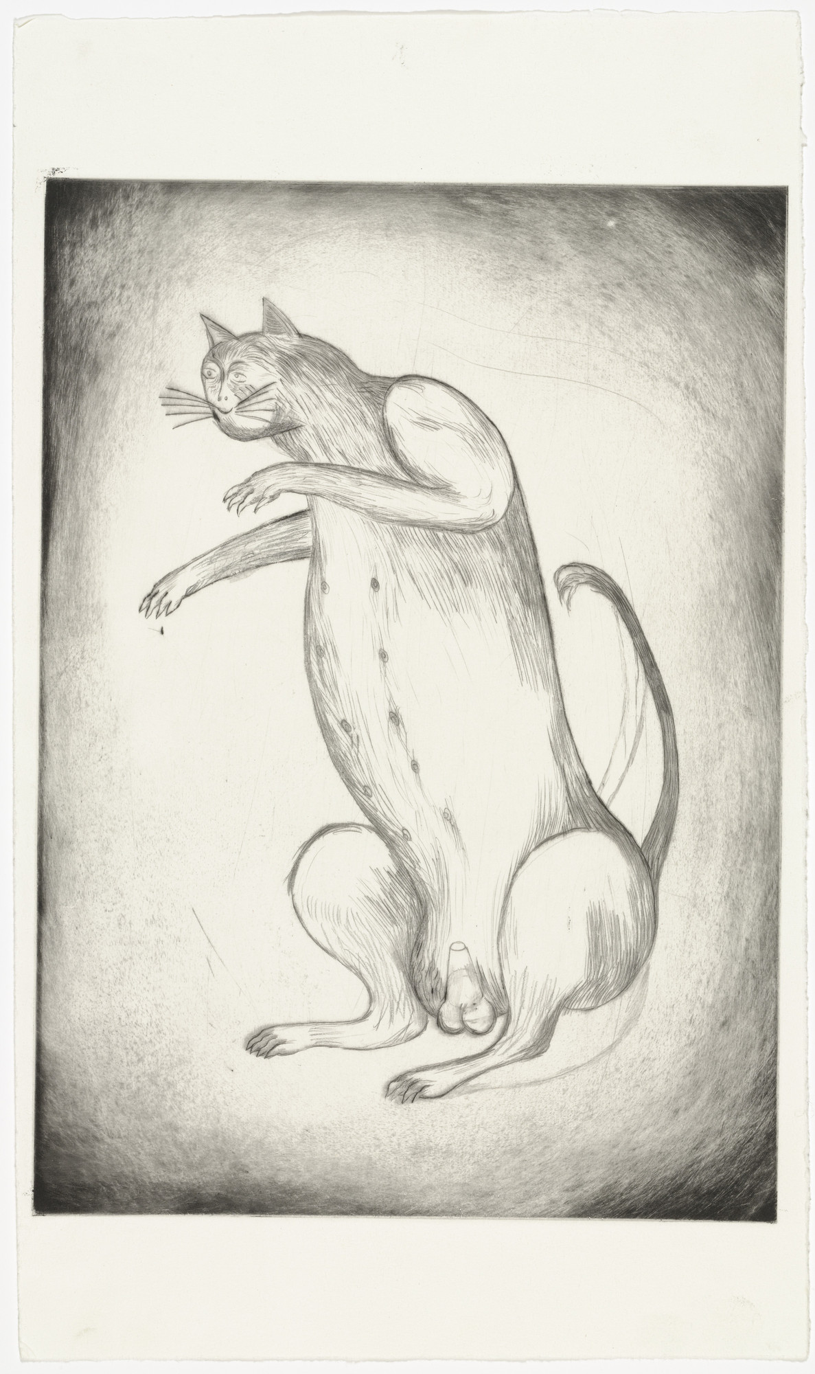 Louise Bourgeois. Male from Male and Female, version 2 of 3, state II of VIII