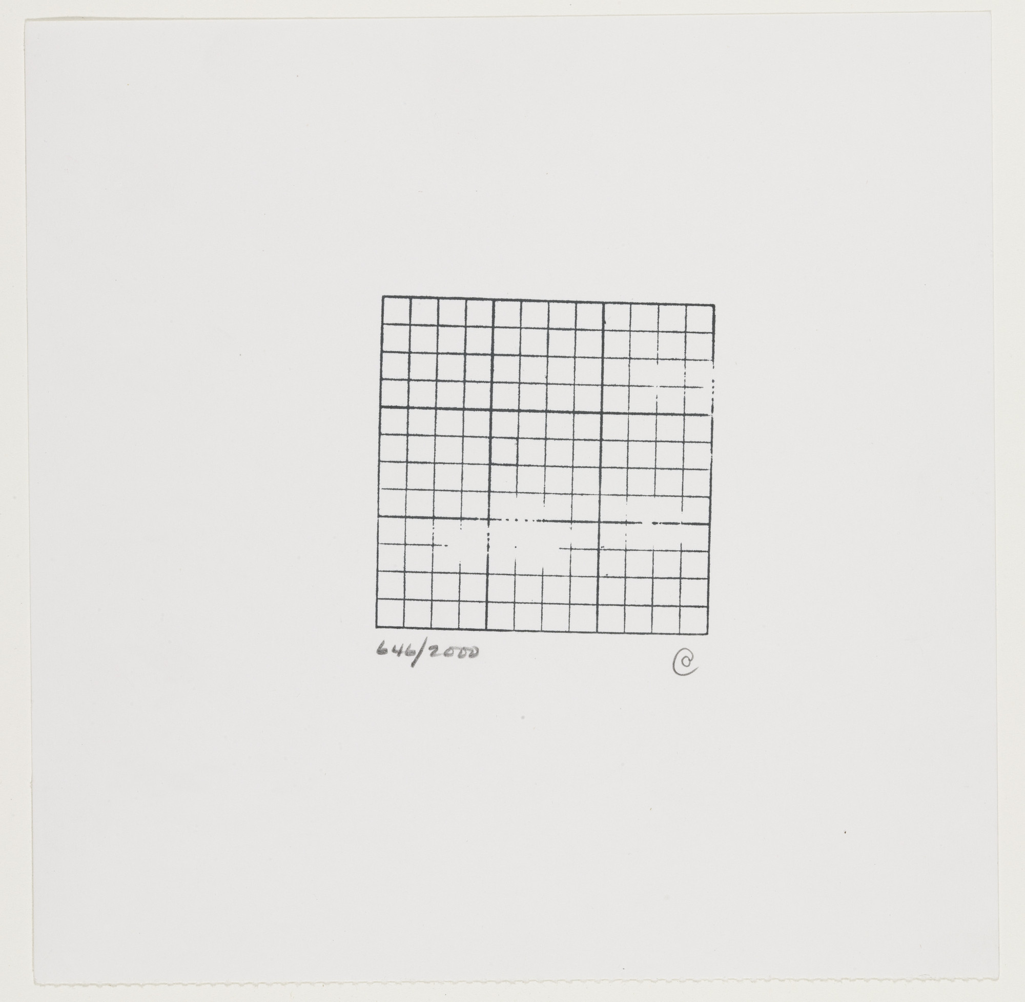 Carl Andre. Untitled
