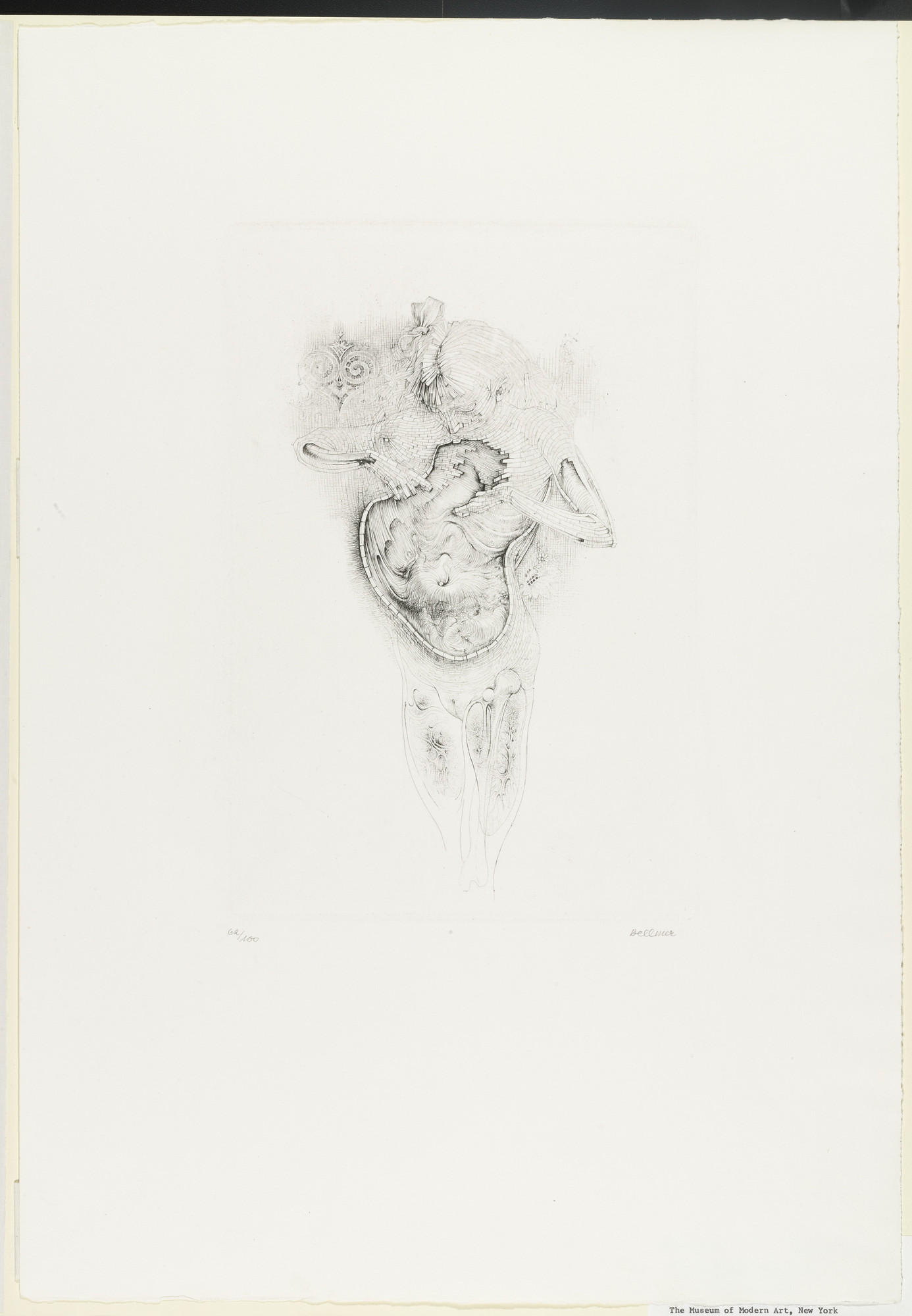 Hans Bellmer. Rose ou Vert la nuit