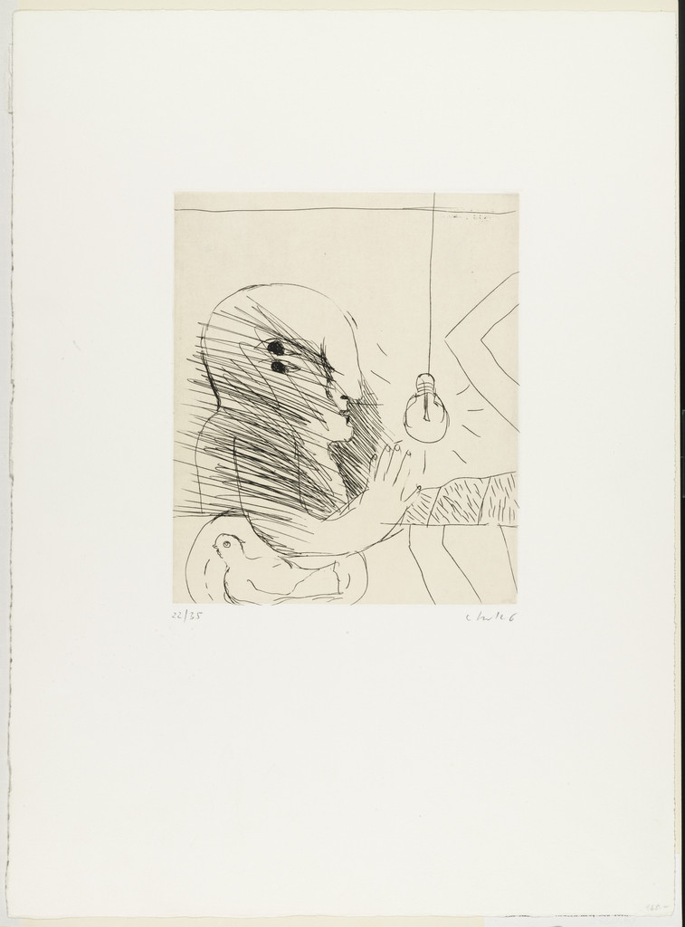 Figure with Lamp