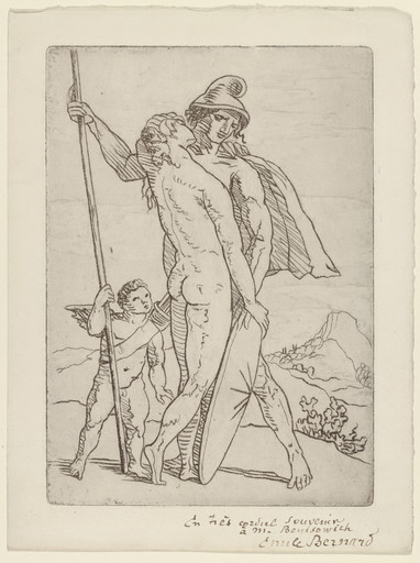 Mars and Venus, Plate XI, from Cinquante Sonnets de Pierre de Ronsard