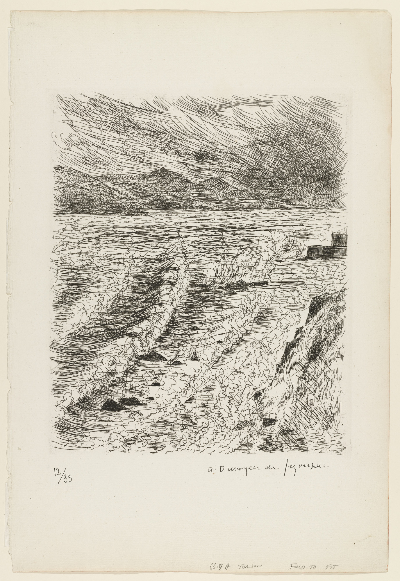 André Dunoyer de Segonzac. The Storm