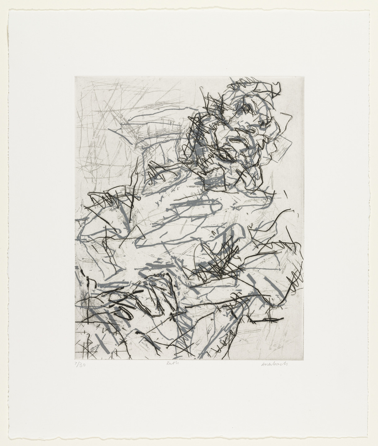 Frank Auerbach. Ruth I. (1994)