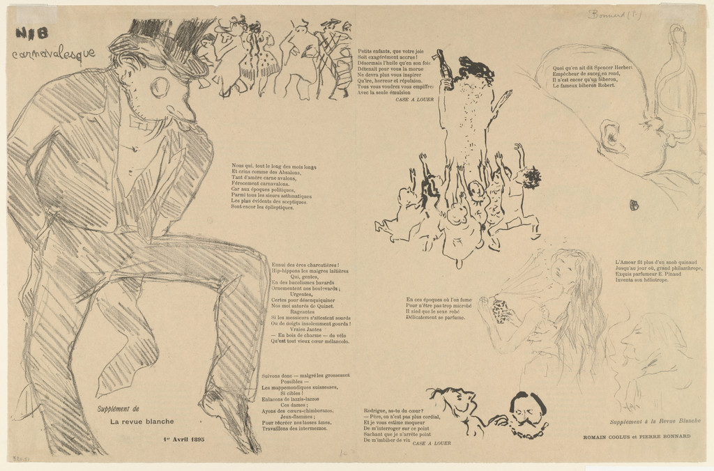 Nib Carnavalesque, supplement to The White Review (La Revue Blanche)