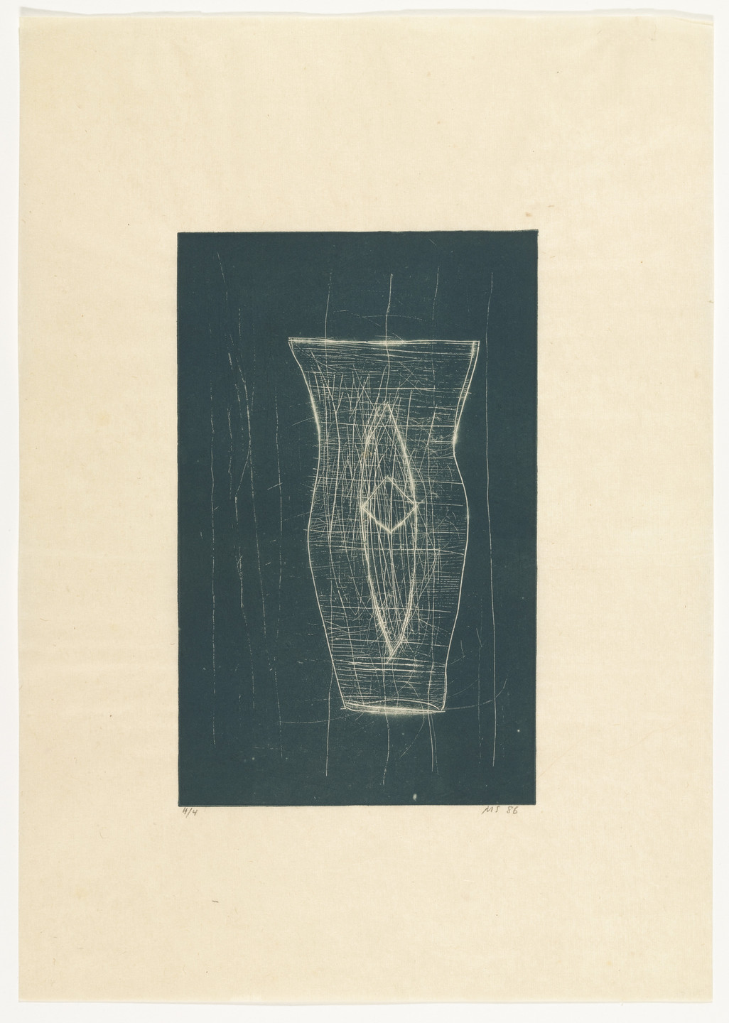 Michel Sauer. Vase. 1986