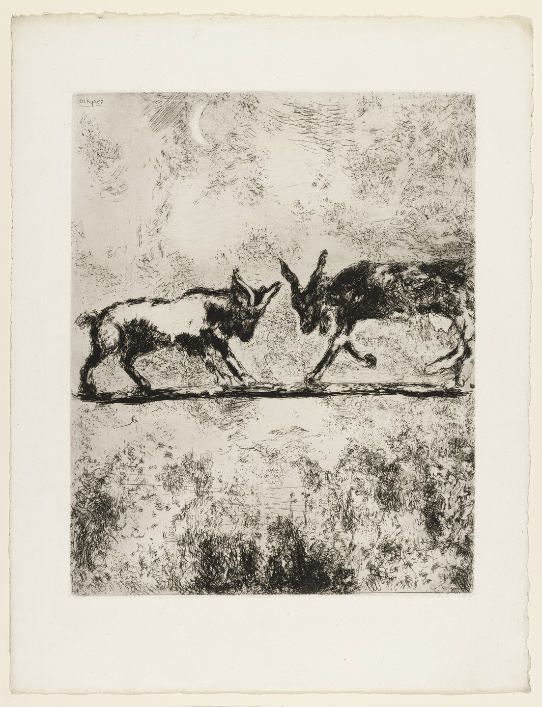 Marc Chagall. The Two Goats. (1927)