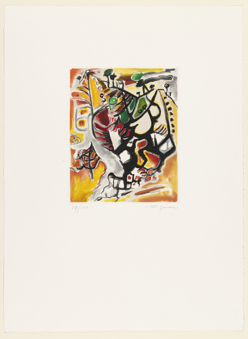 Édouard Pignon. Landscape. c. 1955