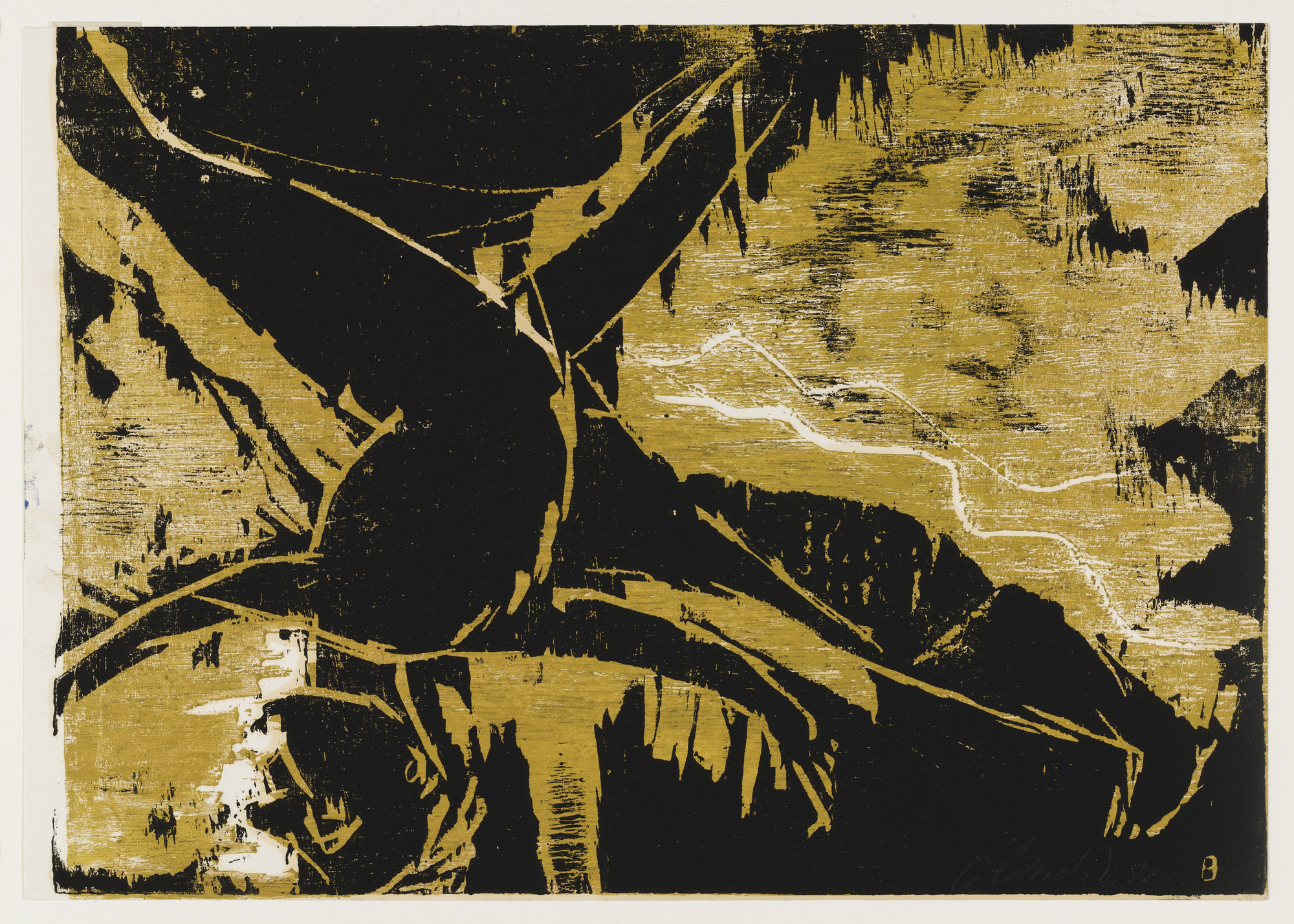 Georg Baselitz. Jumping Figure