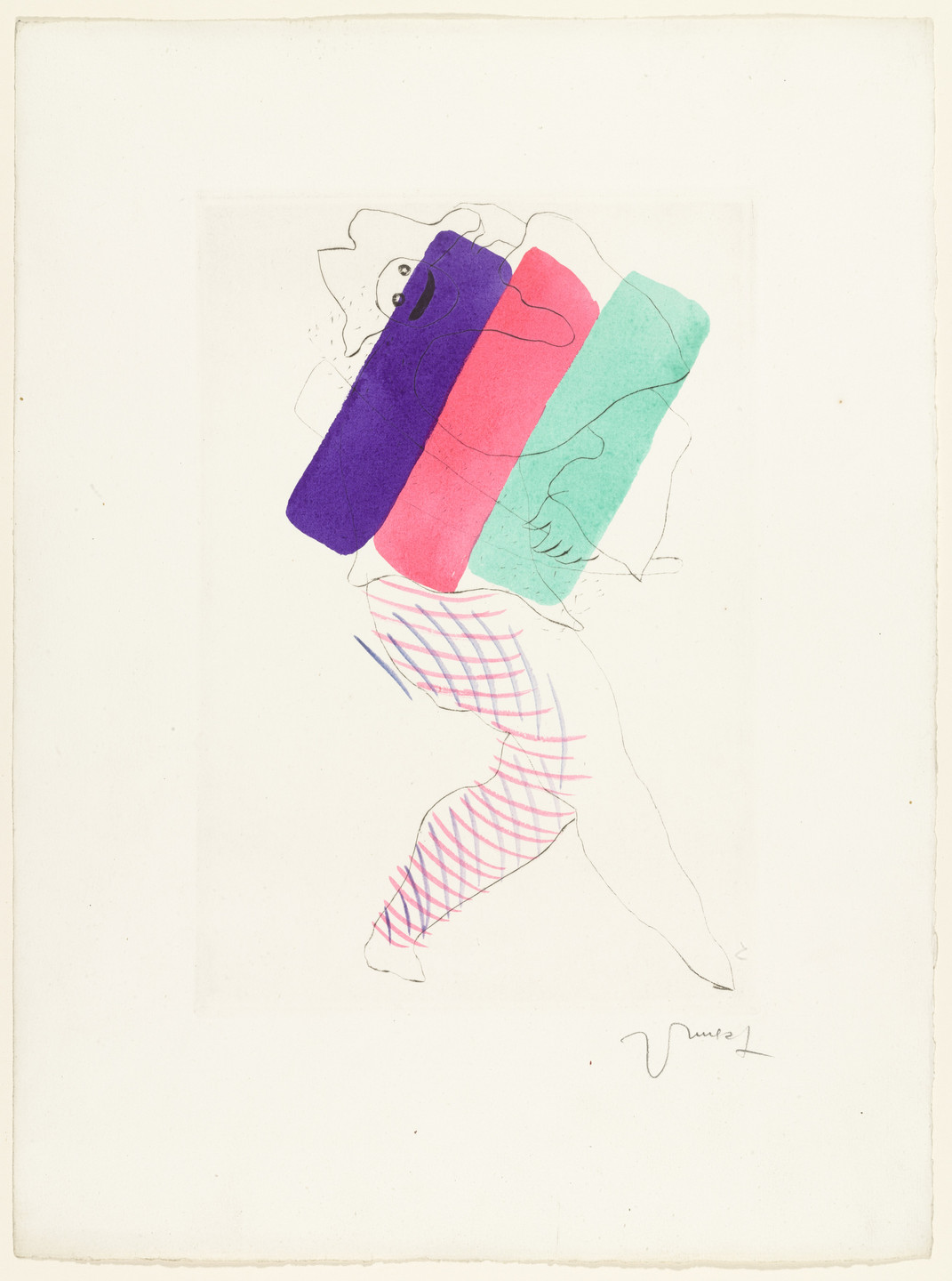Jean Lurçat. Plate (folio 6) from the illustrated book Toupies. 1925