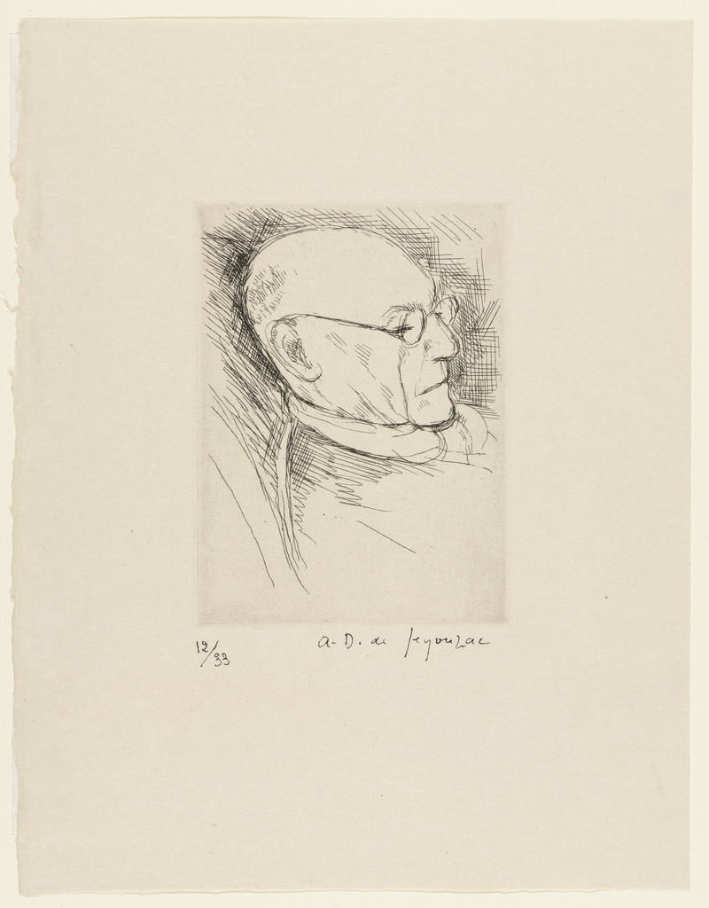 André Gide in Profile