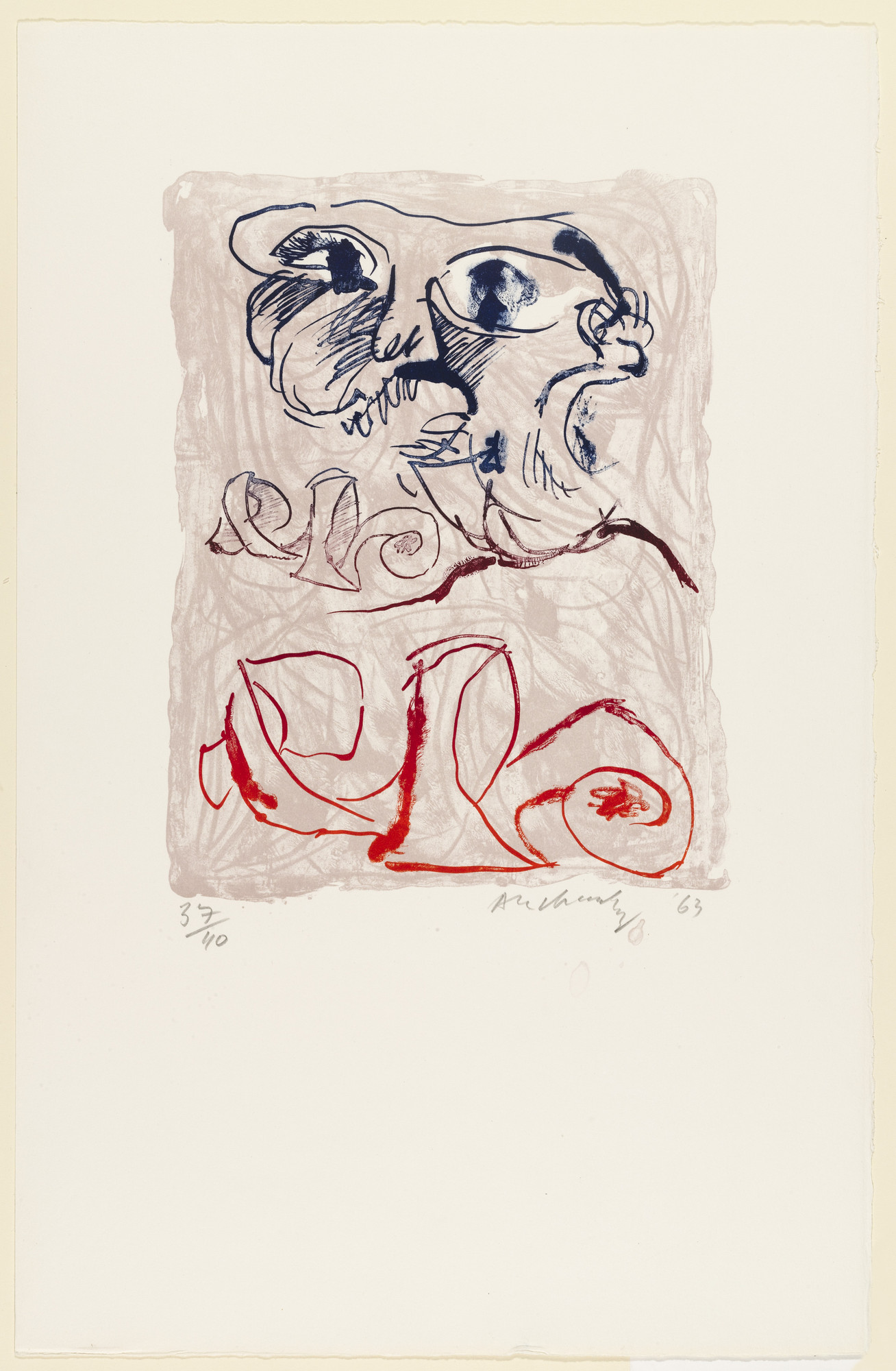 Pierre Alechinsky. Mangeur d'épluchures