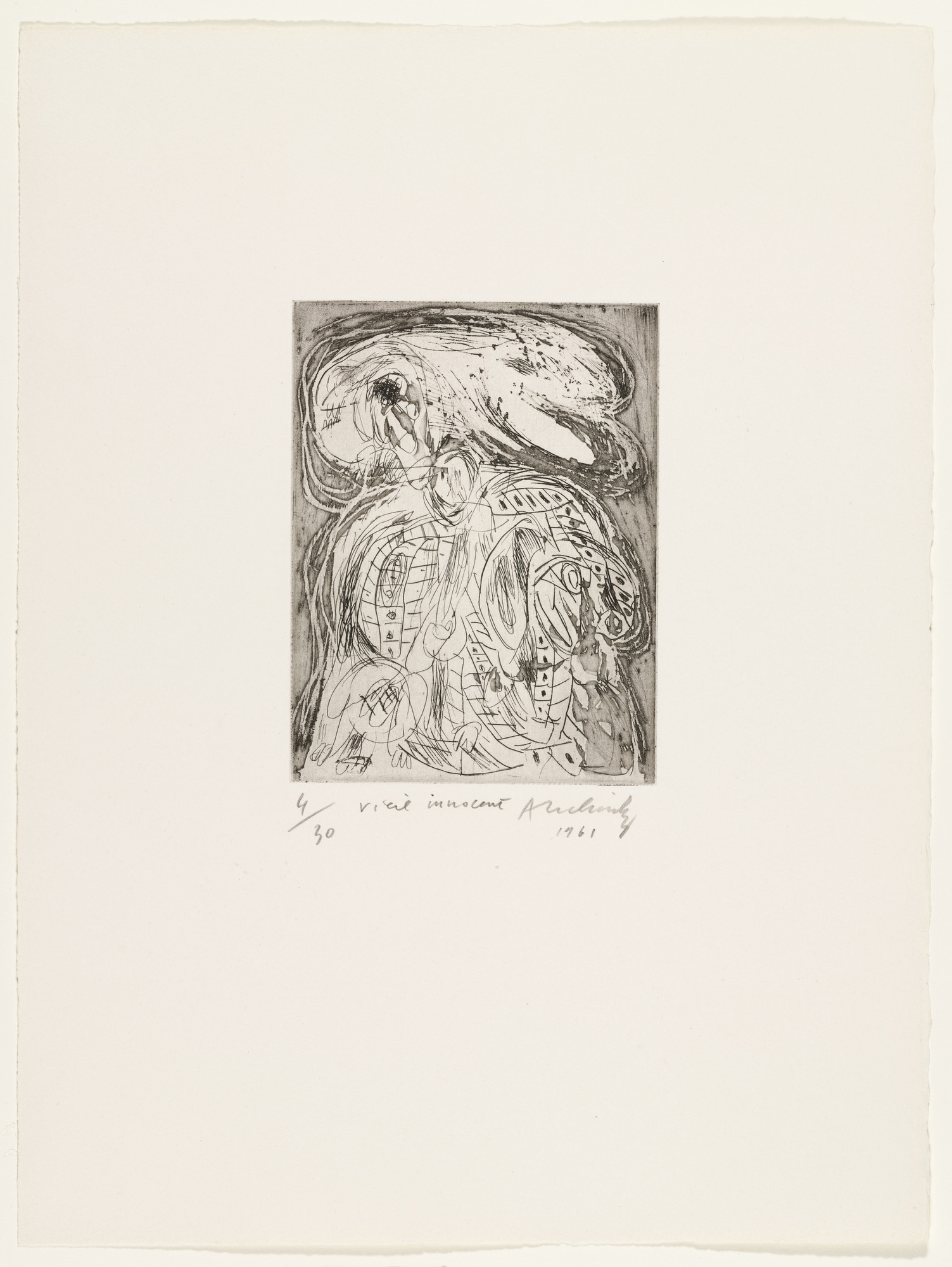 Pierre Alechinsky. Old Simpleton ( Vieil innocent )