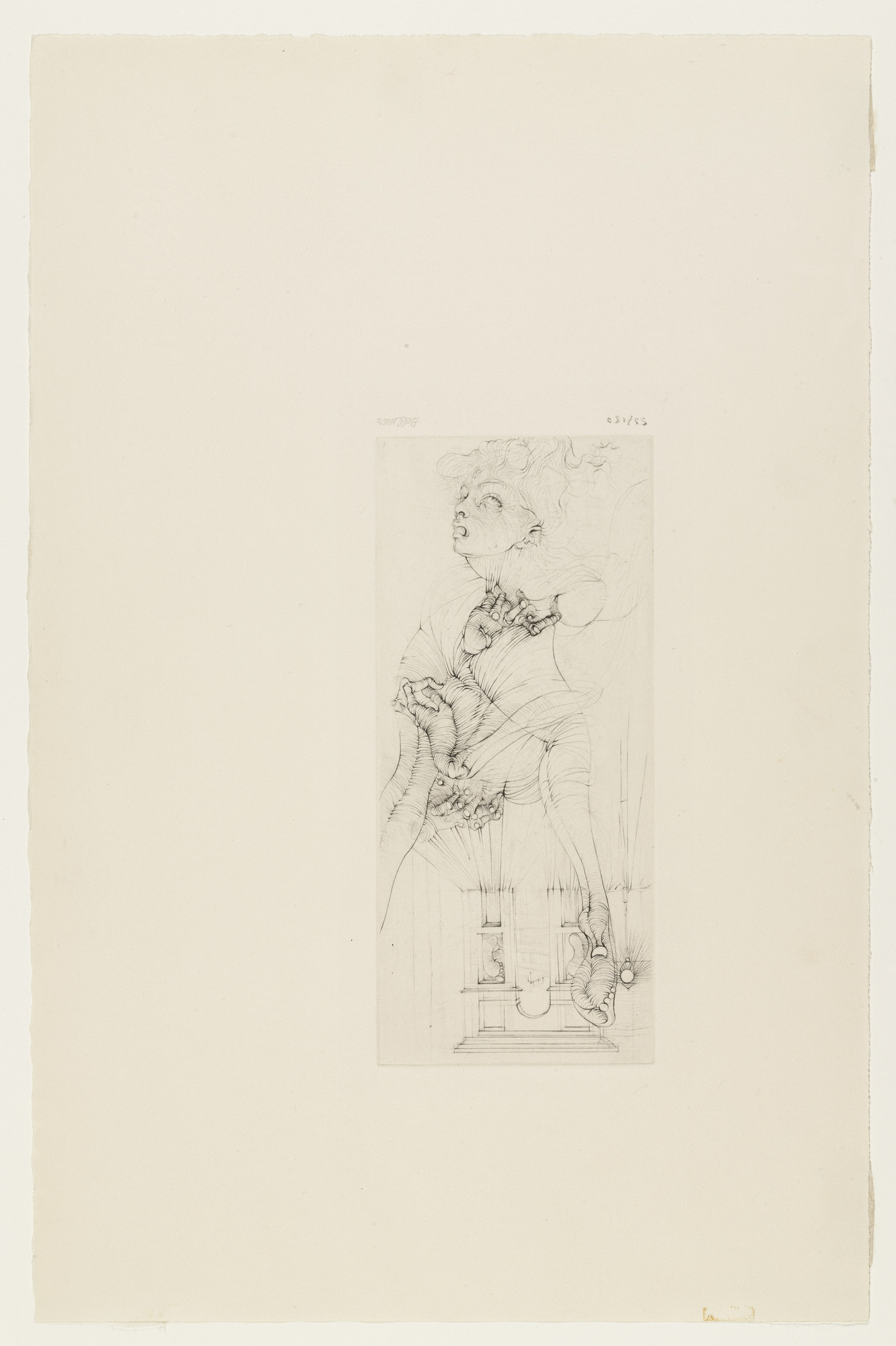 Hans Bellmer. Untitled plate for Madame Edwarda by Pierre Angelique