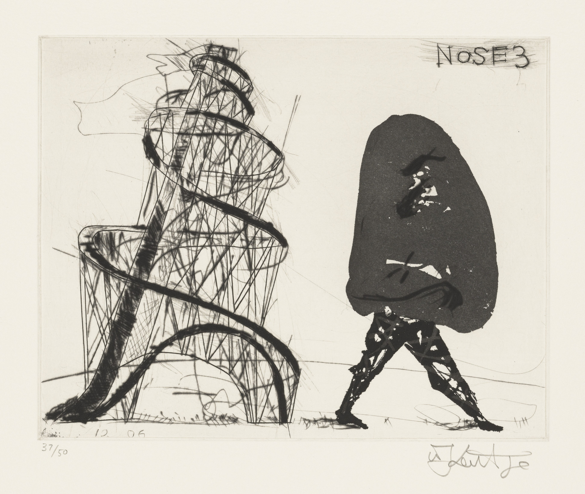 William Kentridge. Nose 3 from Nose