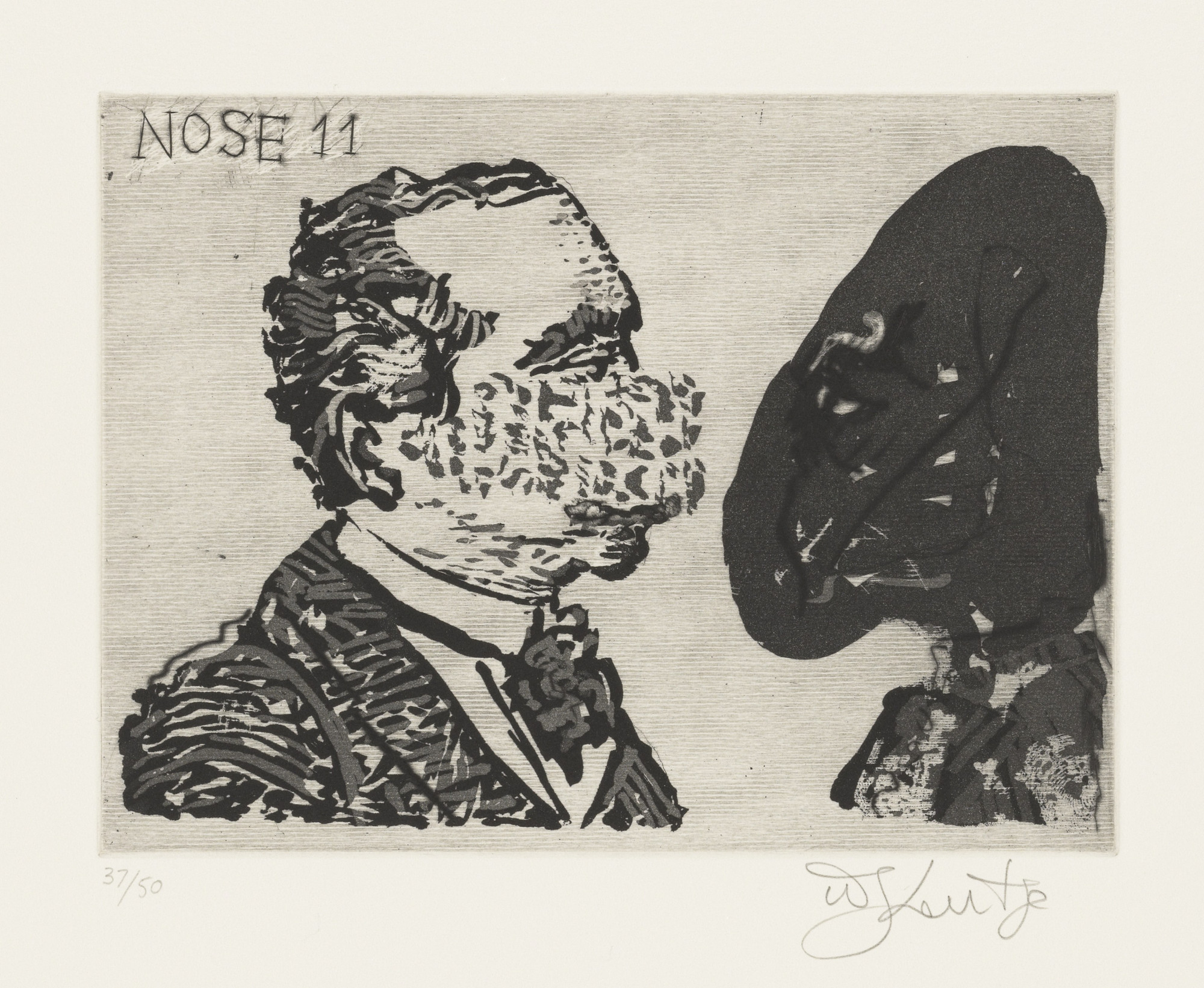 William Kentridge. Nose 11 from Nose