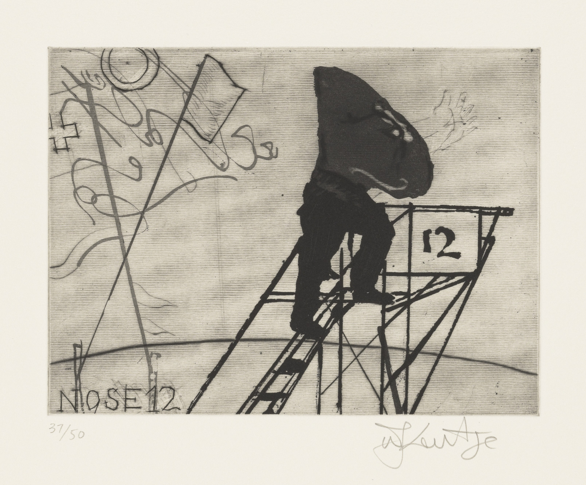 William Kentridge. Nose 12 from Nose