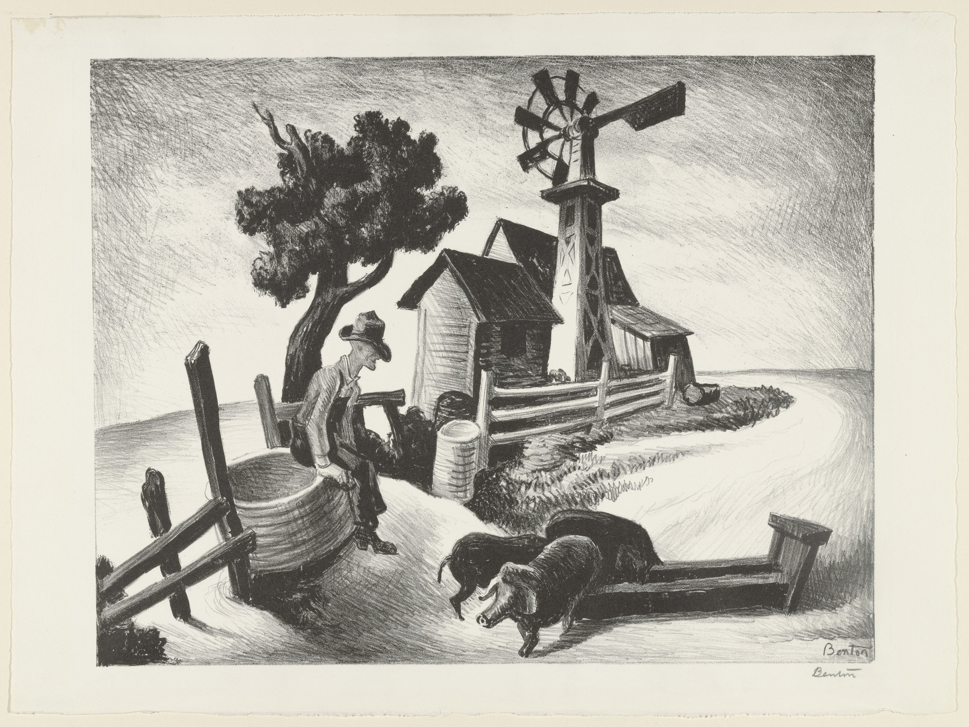 Thomas Hart Benton. In the Ozarks. 1938