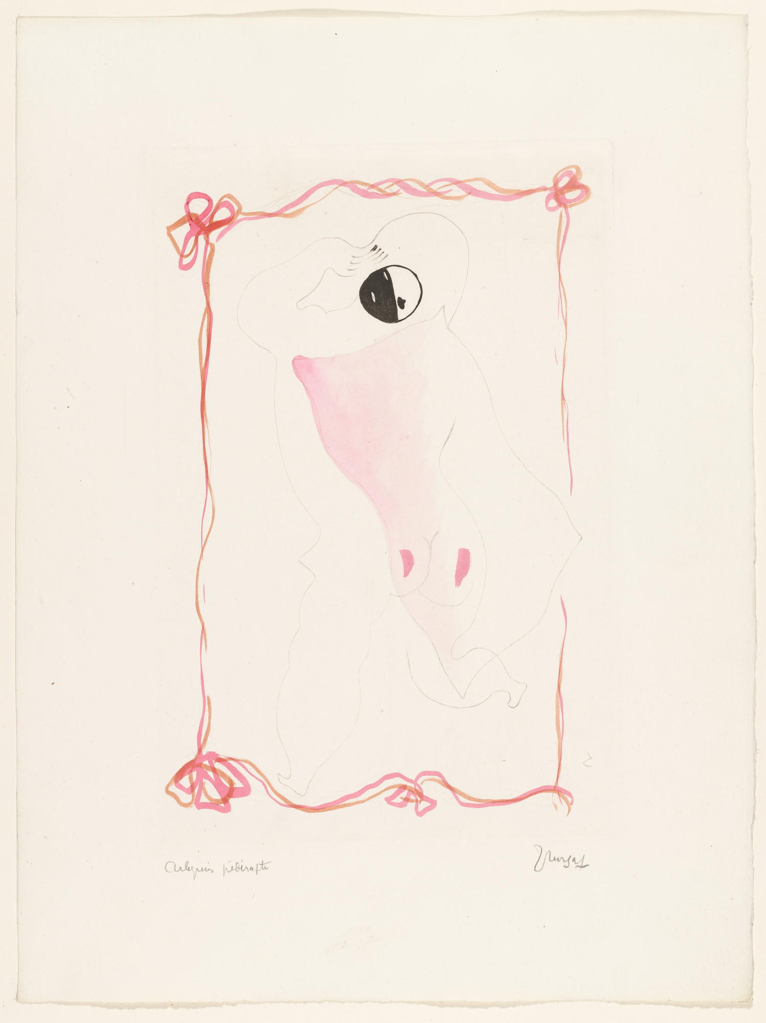 Jean Lurçat. Homosexual Harlequin , plate from the illustrated book Toupies