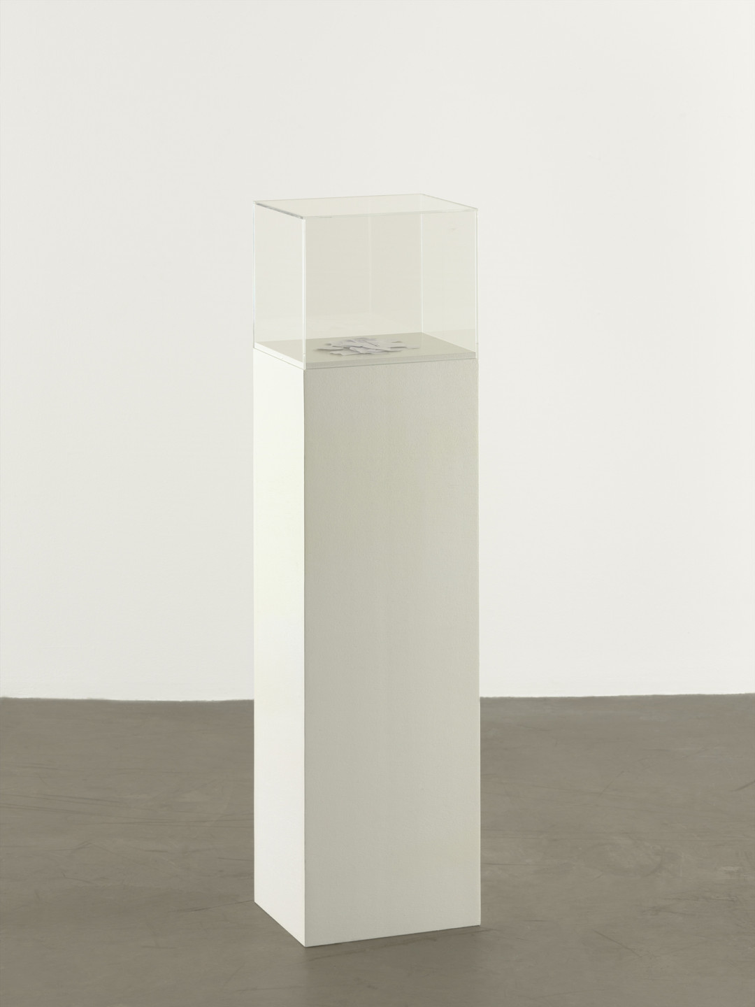 Martin Creed. Work No. 309: A sheet of paper torn up. (2003)