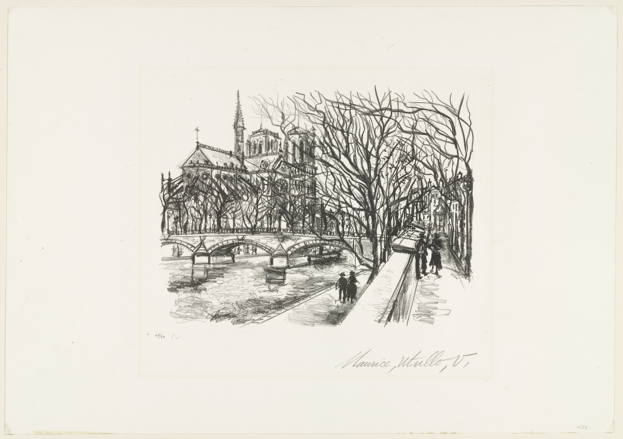 Maurice Utrillo. The Apse of Notre Dame, Paris. 1898 | MoMA