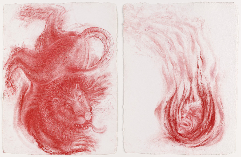 Lion and Head
