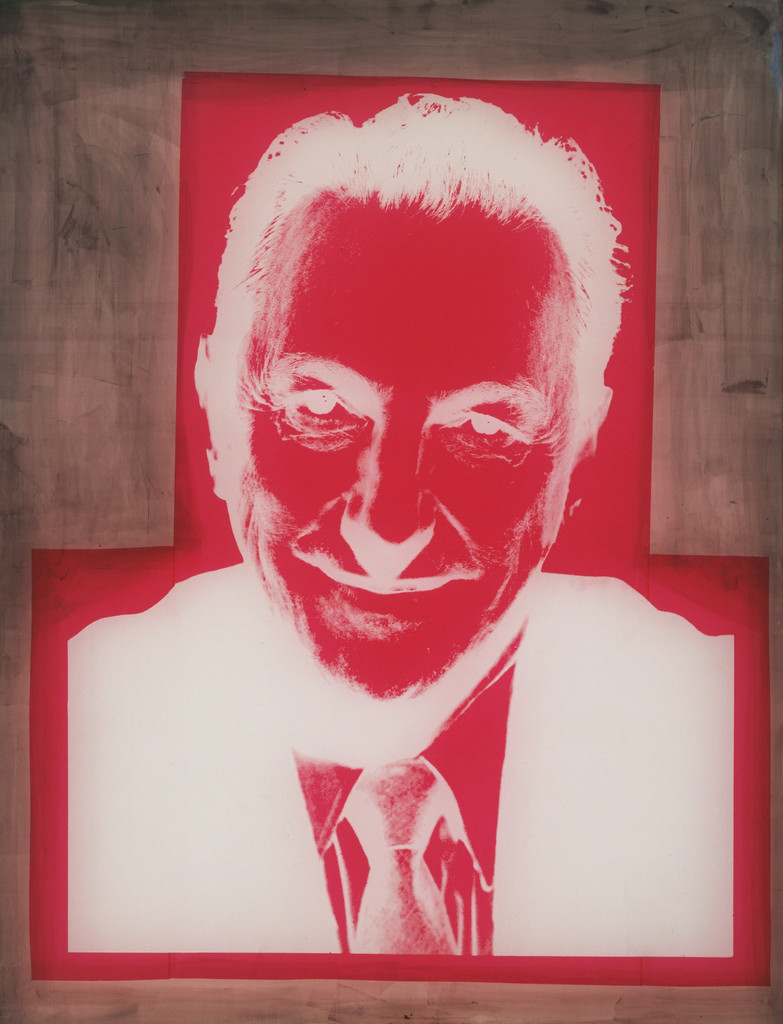 Silkscreen for Portrait of Sidney Janis