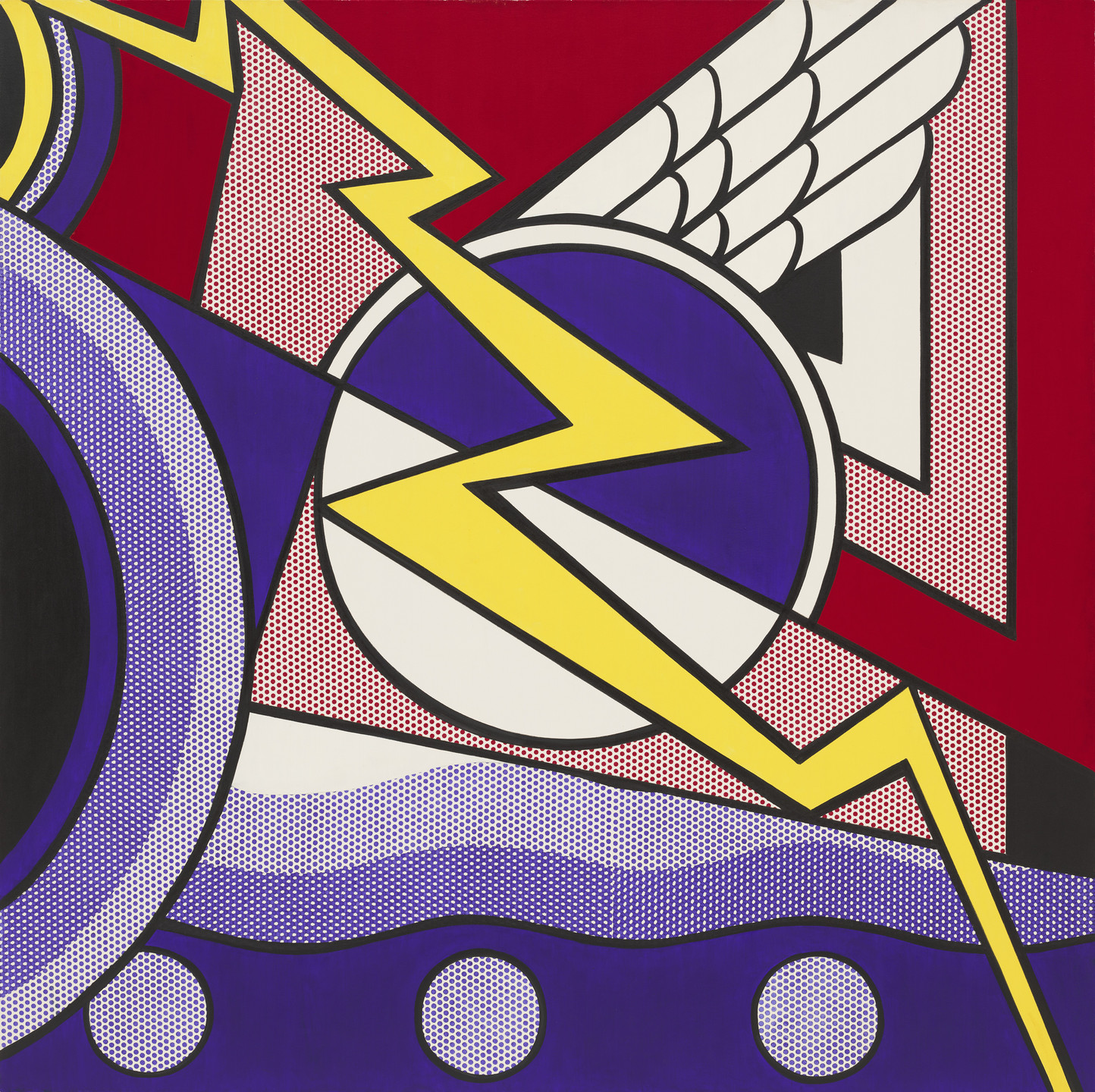 Roy Lichtenstein. Modern Painting with Bolt. 1967