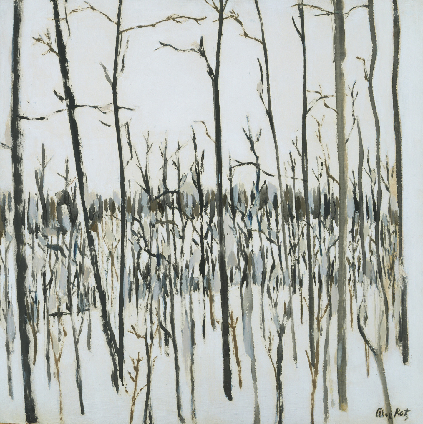 Alex Katz. Winter Scene. 1951-52