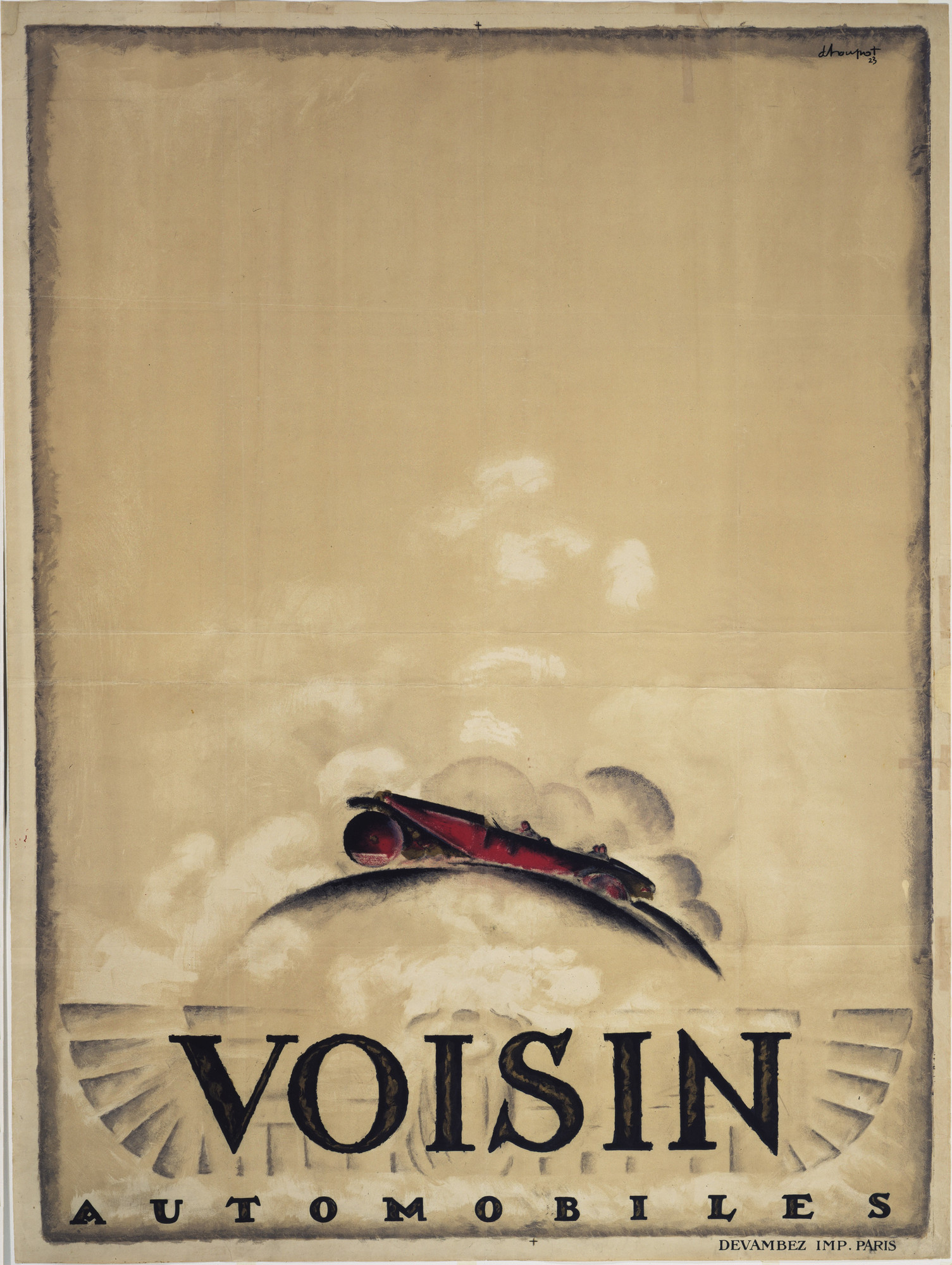 Charles Loupot. Voisin Automobiles