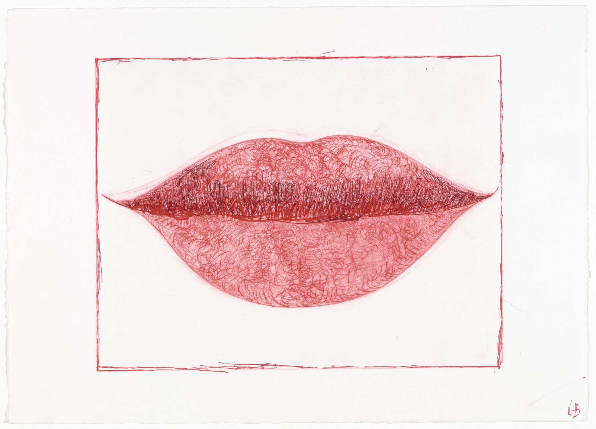 Louise Bourgeois. Lips, state IV of VII