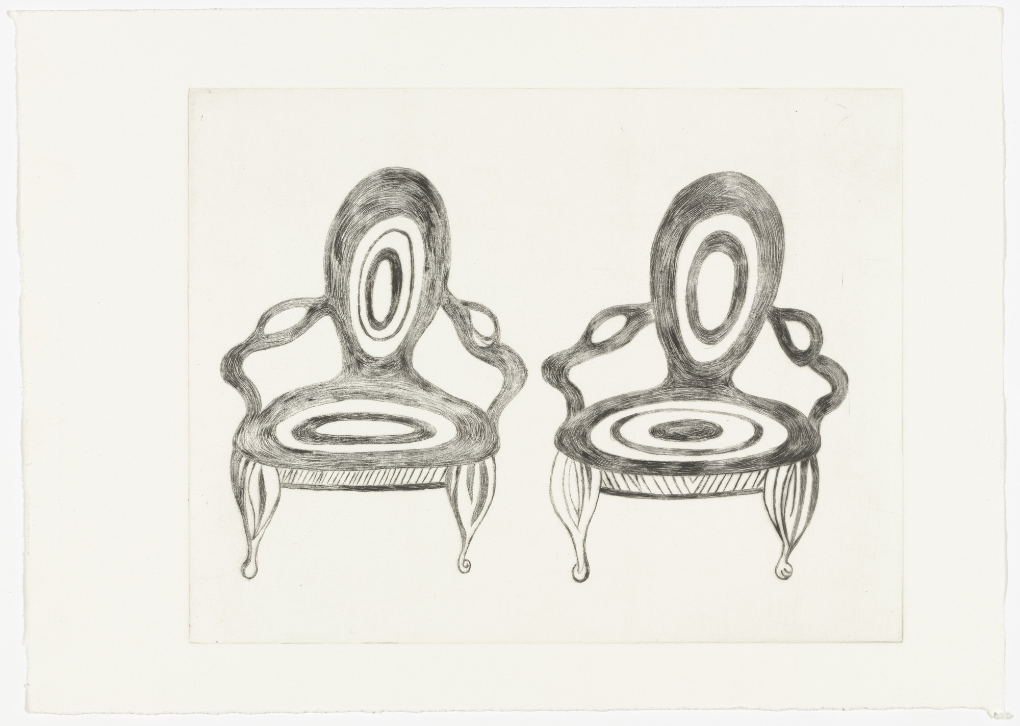 Louise Bourgeois. Twosome, version 1 of 3, state V of VI, variant