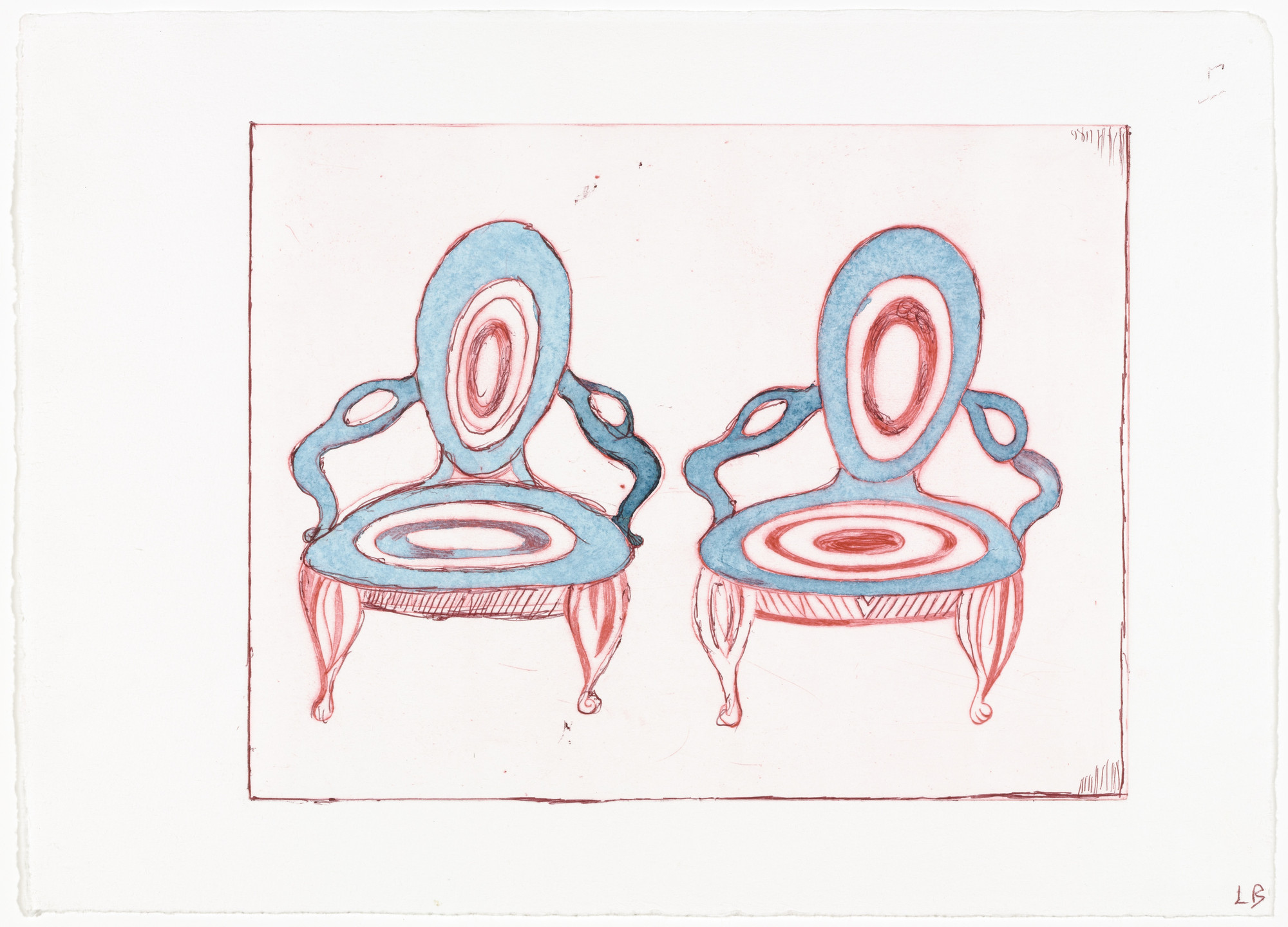 Louise Bourgeois. Twosome, version 2 of 3, state I of II