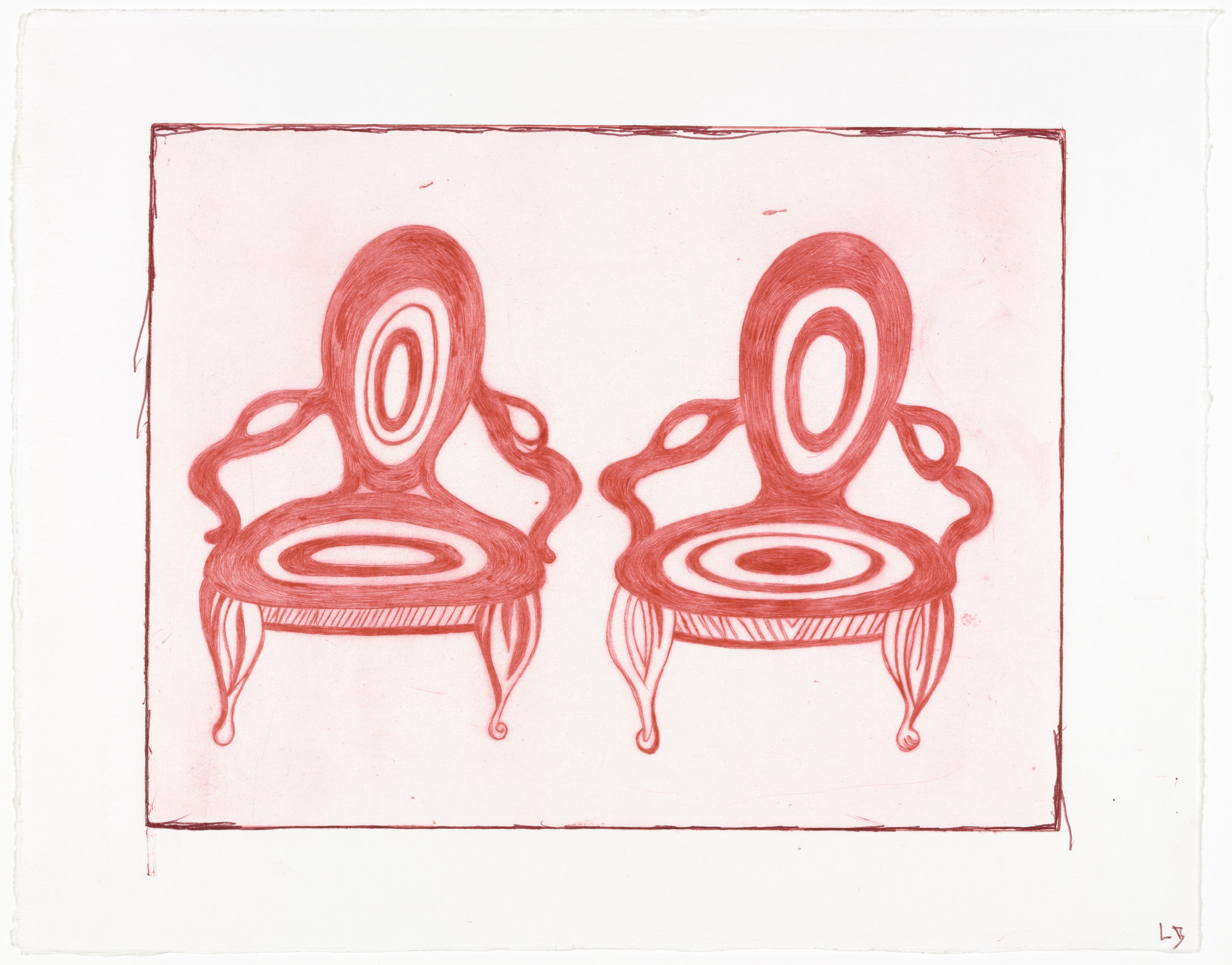 Louise Bourgeois. Twosome, version 3 of 3, only state, variant
