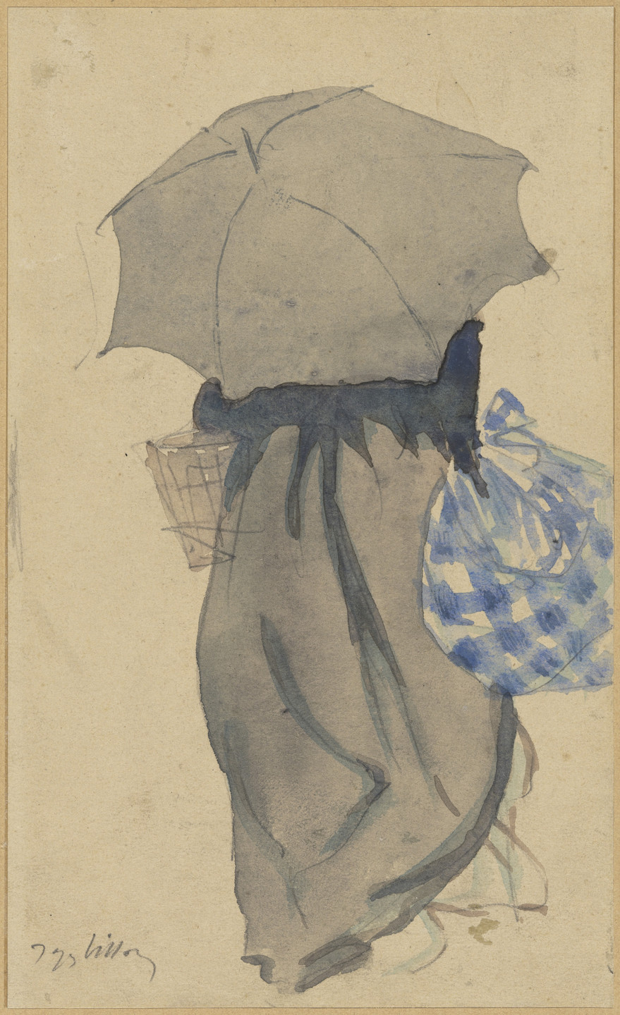 Jacques Villon. Woman with Umbrella. c. 1900
