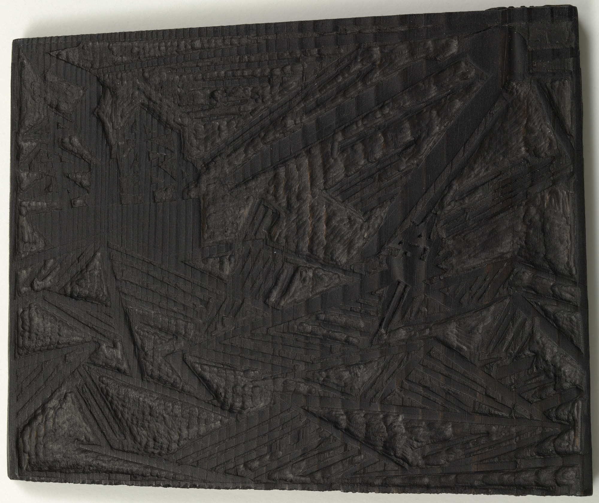 Lyonel Feininger. Woodblock for Ships, Waves, and Sun (Schiffe, Wellen und Sonne)