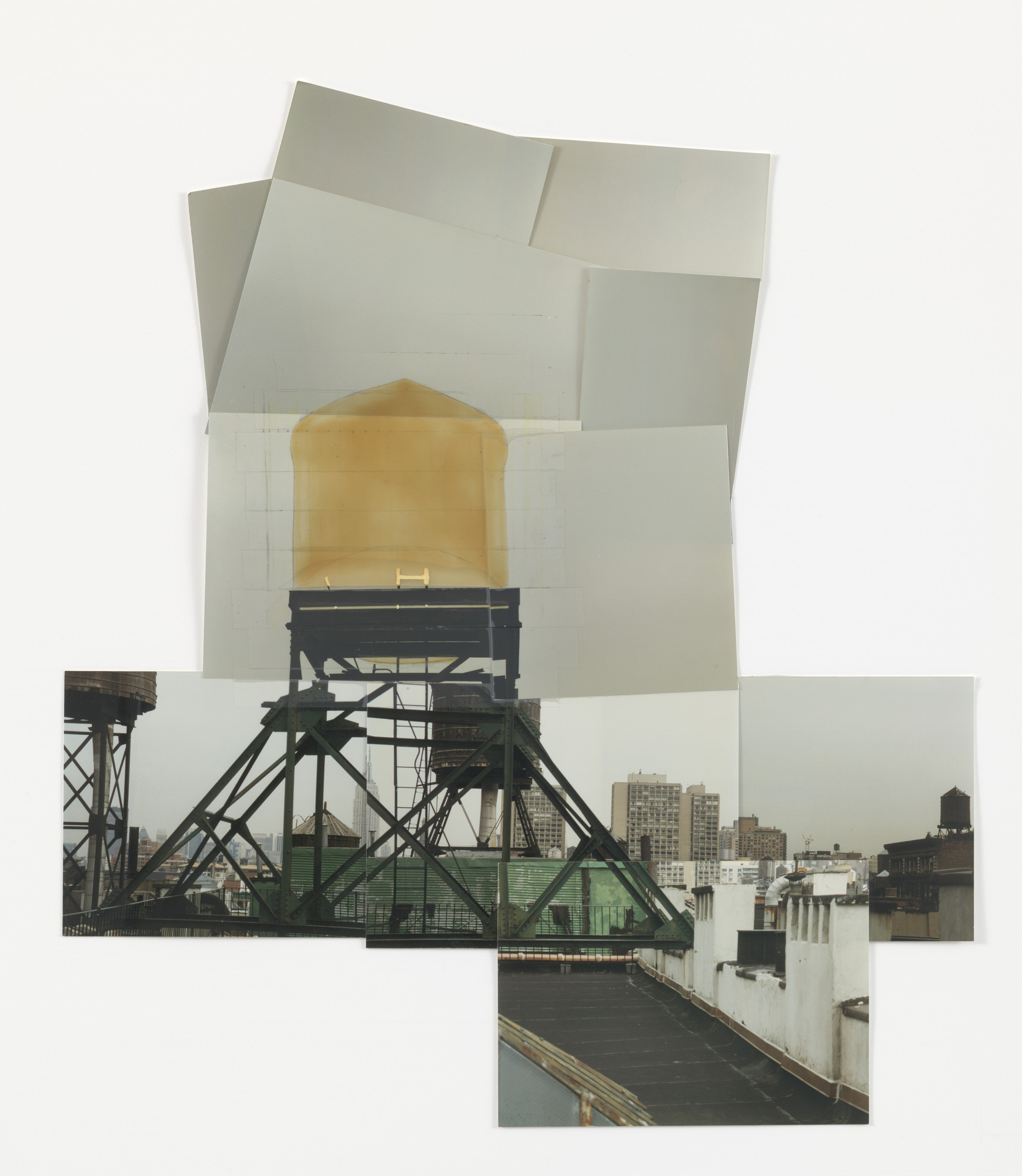 Rachel Whiteread. Drawing for Water Tower, V. (1997) | MoMA