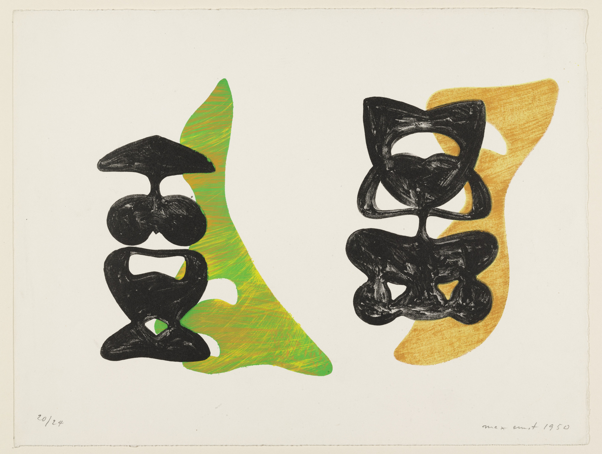 Max Ernst. Two Figures ( Deux figures )