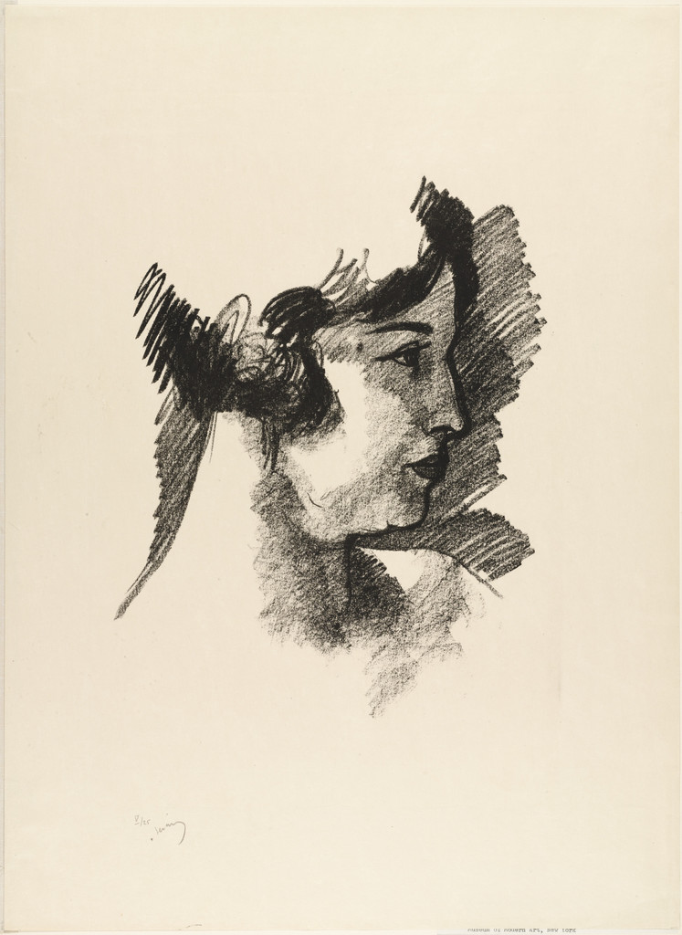 Head of a Woman in Profile from the portfolio Metamorphoses