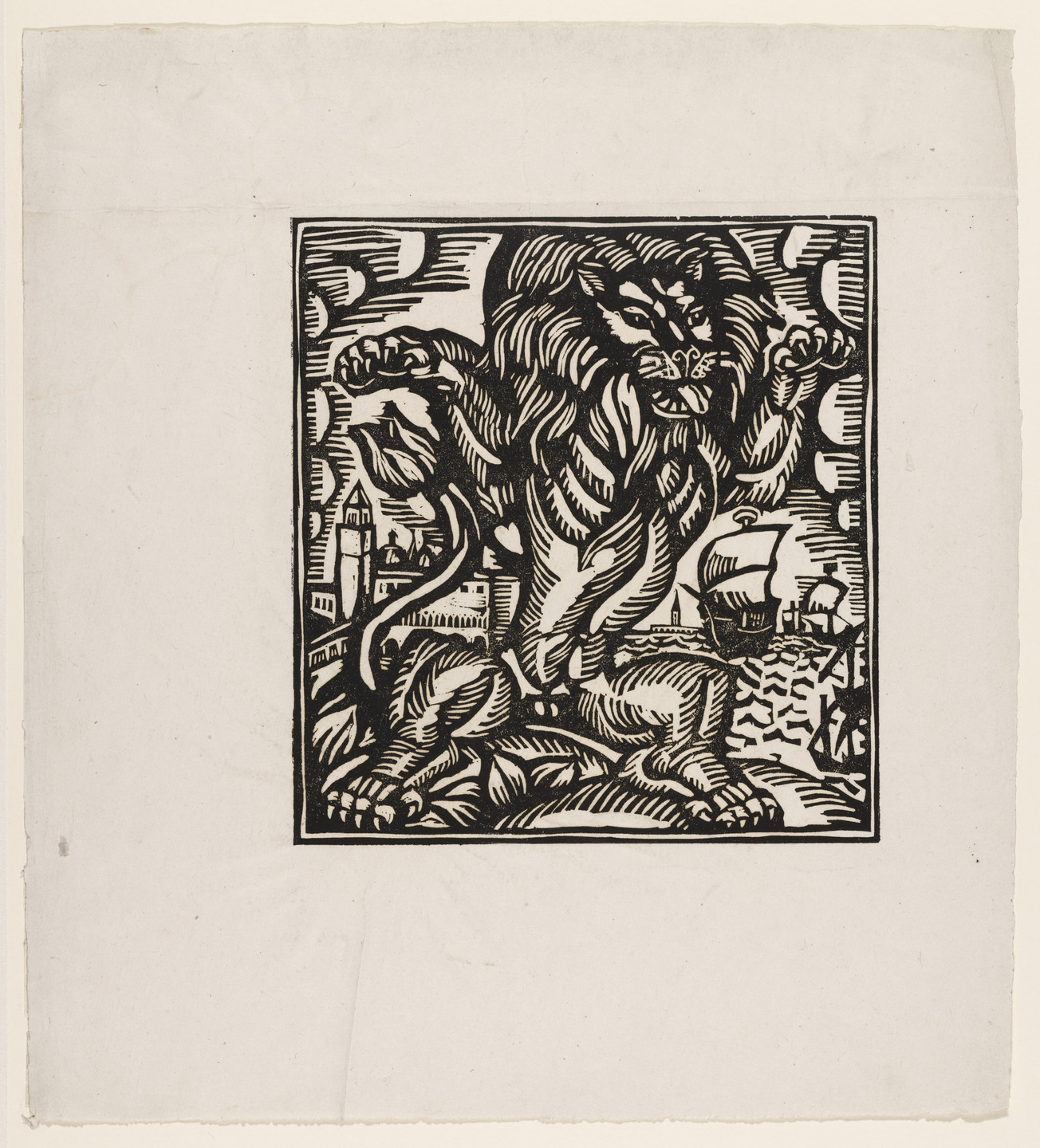Raoul Dufy. Lion. (1911)