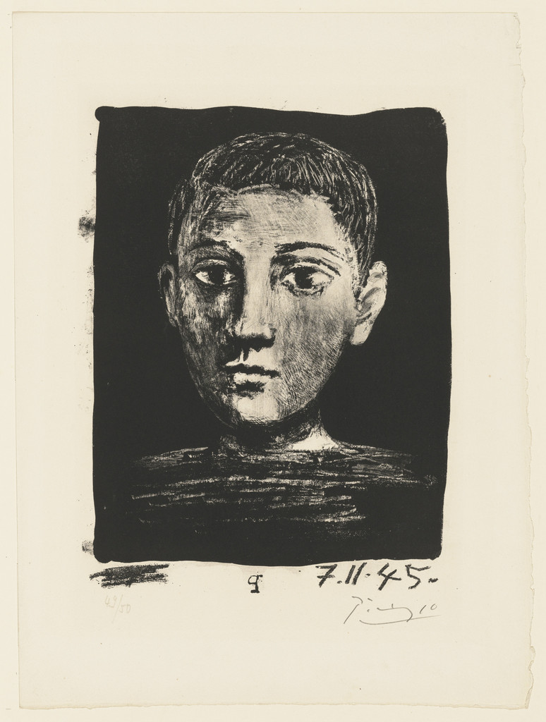 Head of a Young Boy (Tête de jeune garçon), state three