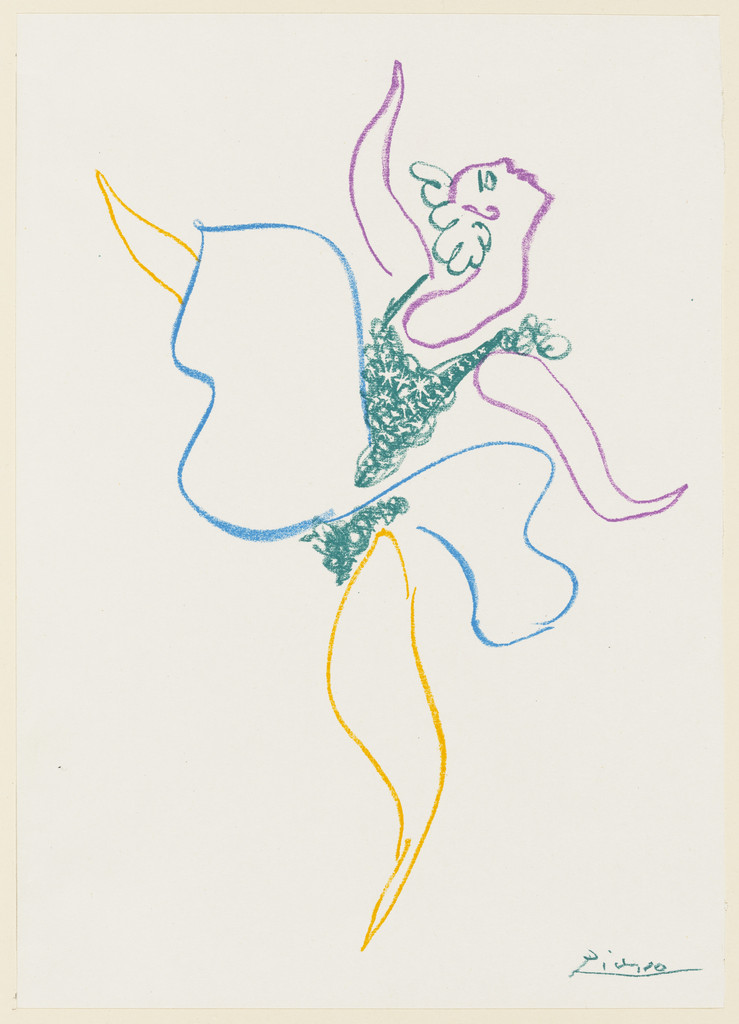 Ballet Dancer, Pablo Picasso, 1954