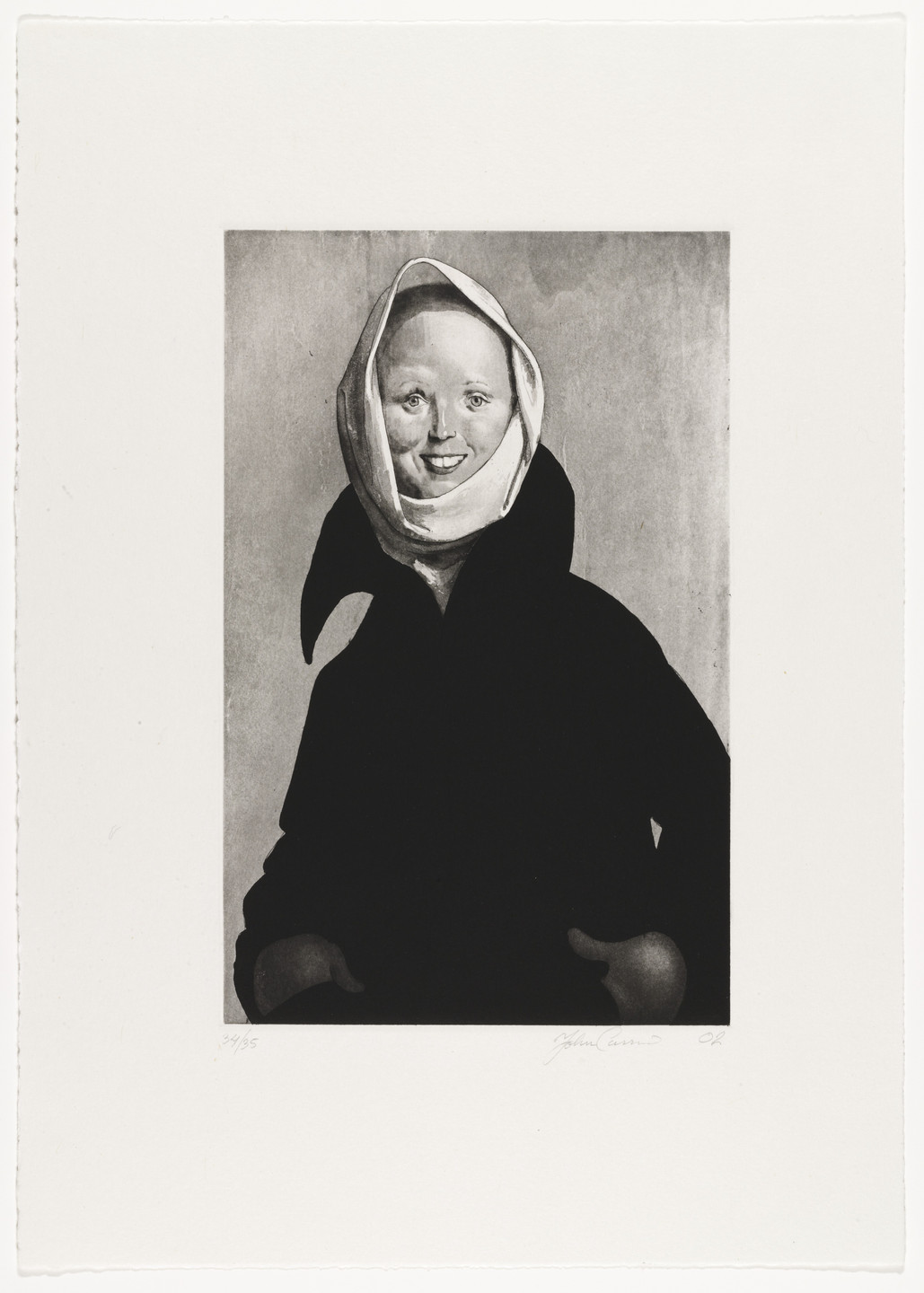 John Currin. Untitled (The Cuddler). 2003