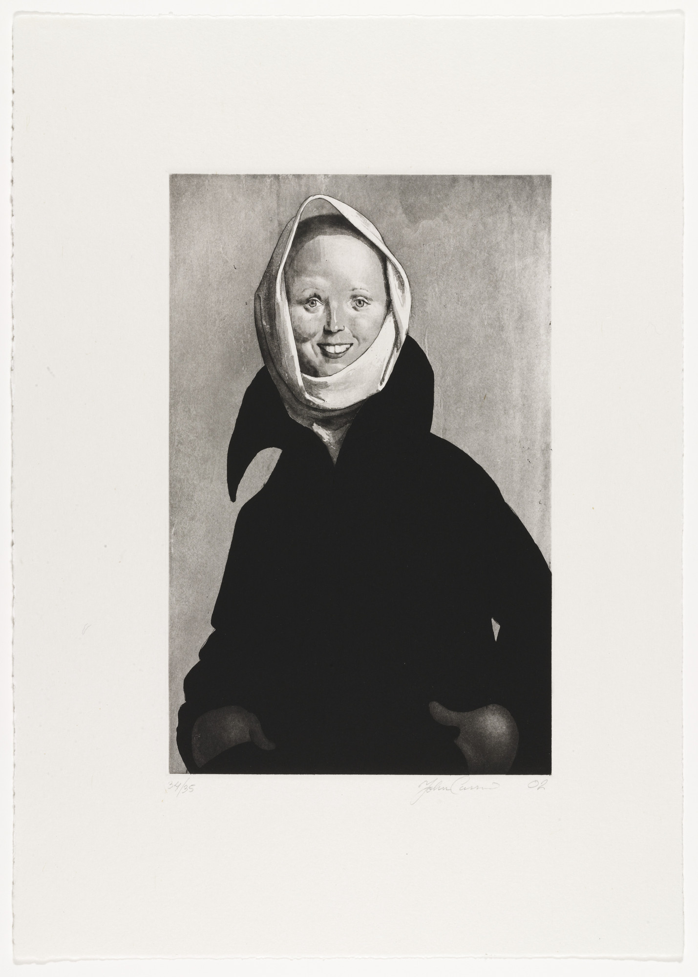 John Currin. Untitled (The Cuddler)