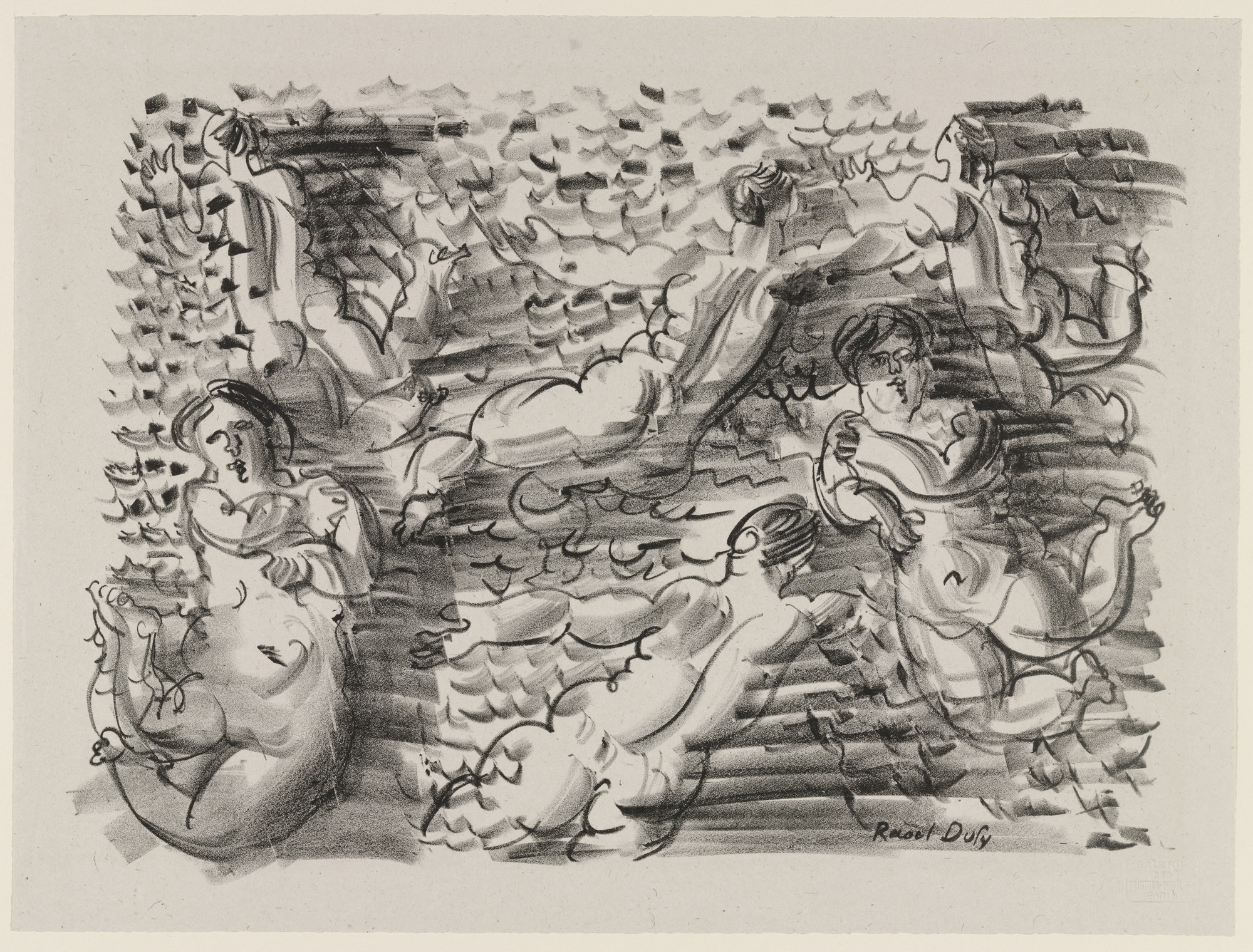 Raoul Dufy. Marin from Essai dur l'histoire de la lithographie en