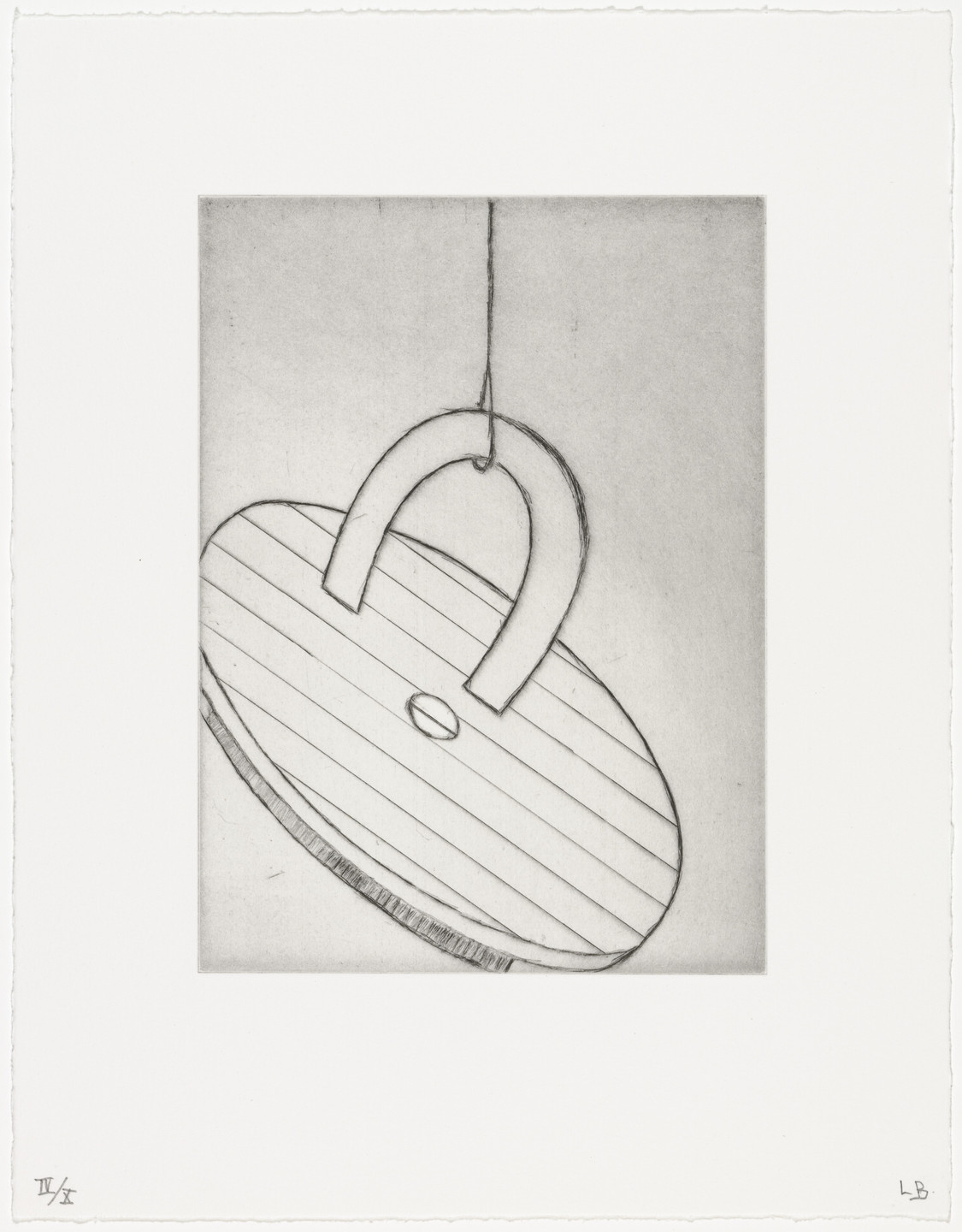 Louise Bourgeois. Untitled, plate 9 of 9, from the portfolio, The View from the Bottom of the Well. 1996