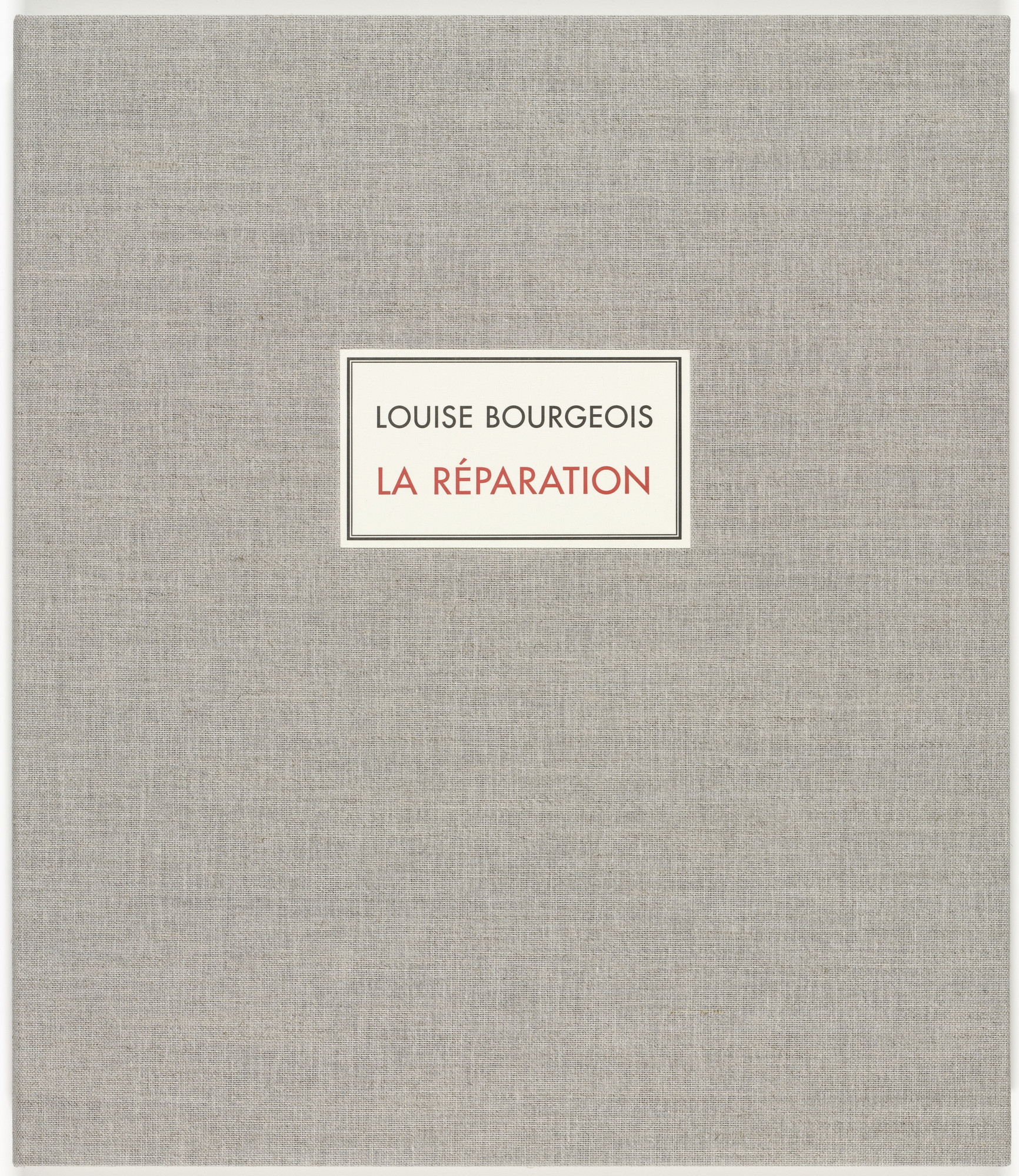 Louise Bourgeois. La Réparation