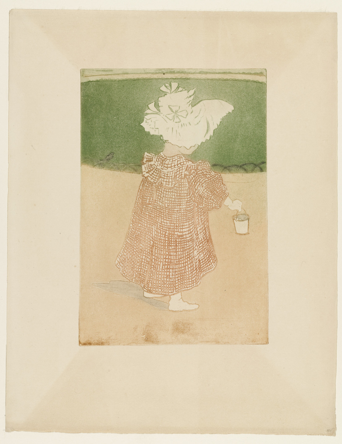 Eugène Delâtre. Child with Sand Pail. c. 1890