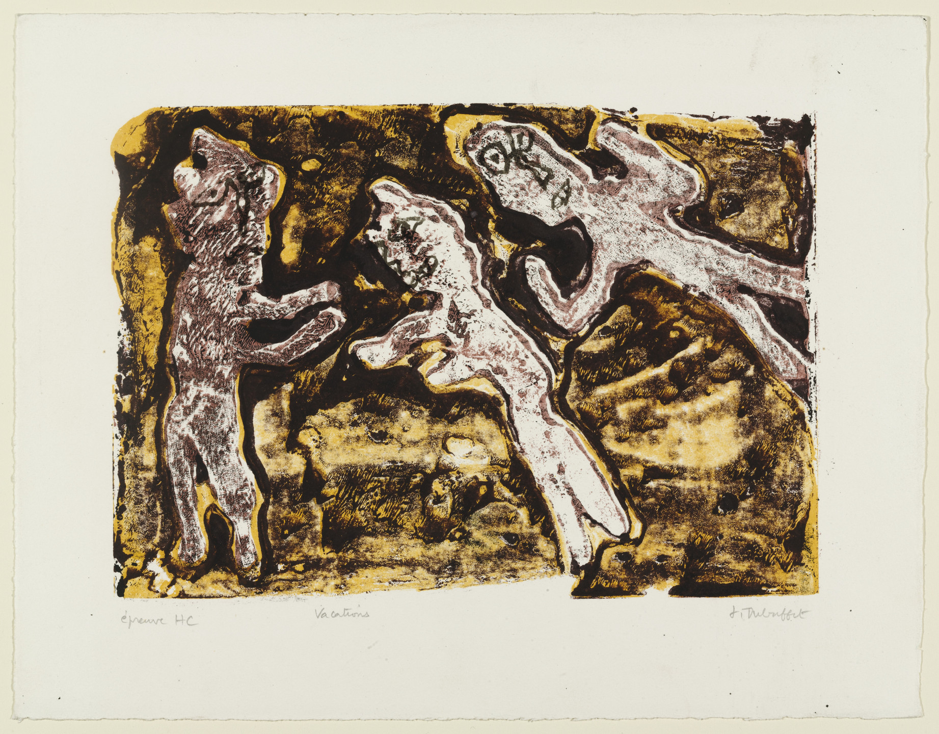 Jean Dubuffet. Vacations. 1953 | MoMA