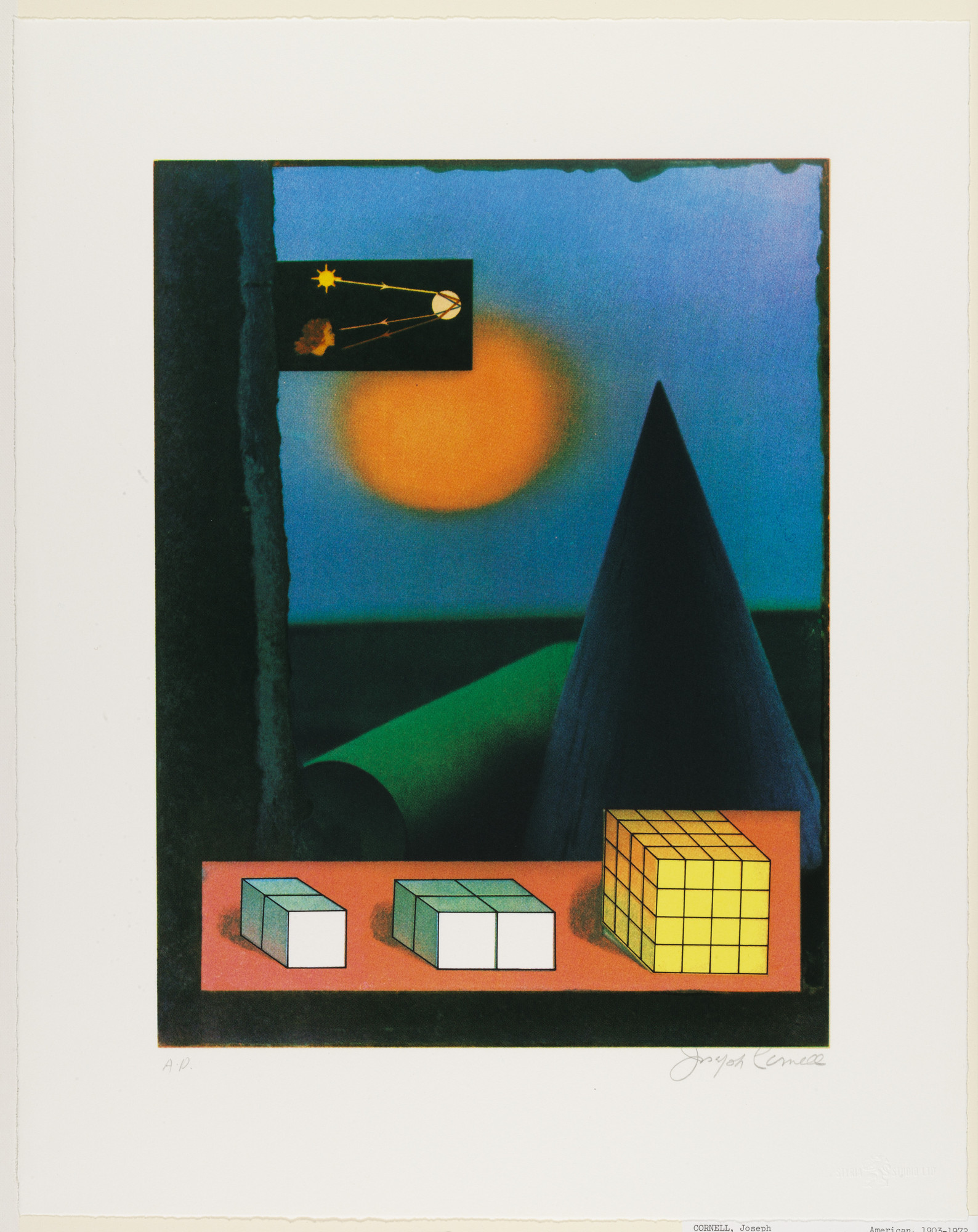 Joseph Cornell. Untitled (How to Make a Rainbow) from Prints for Phoenix House